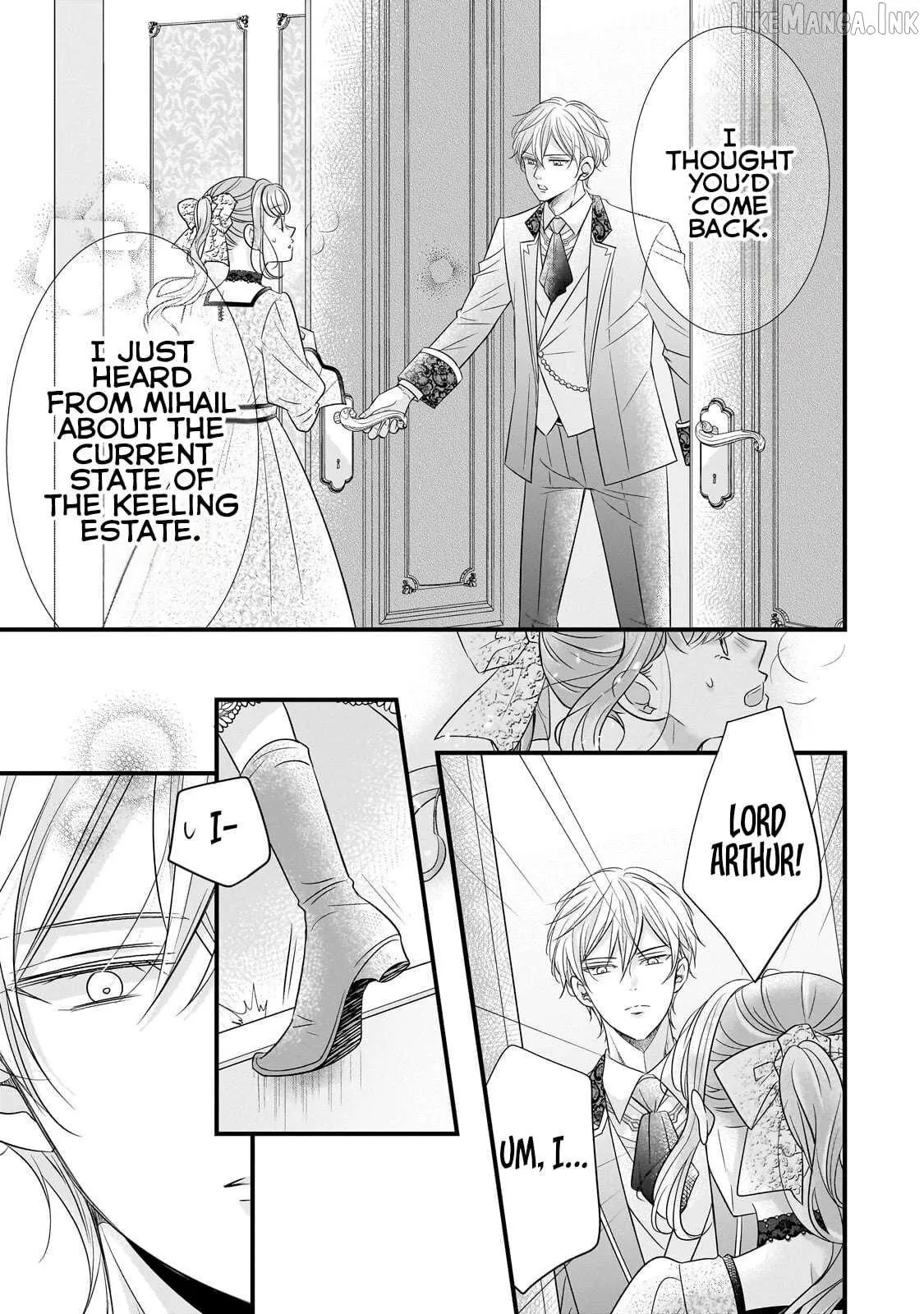 Shigoto Ningen na Hakushaku Reijou wa Koori no Saishou-sama no Ai wo mi Ayamatte iru Chapter 14.1 page 14 - 