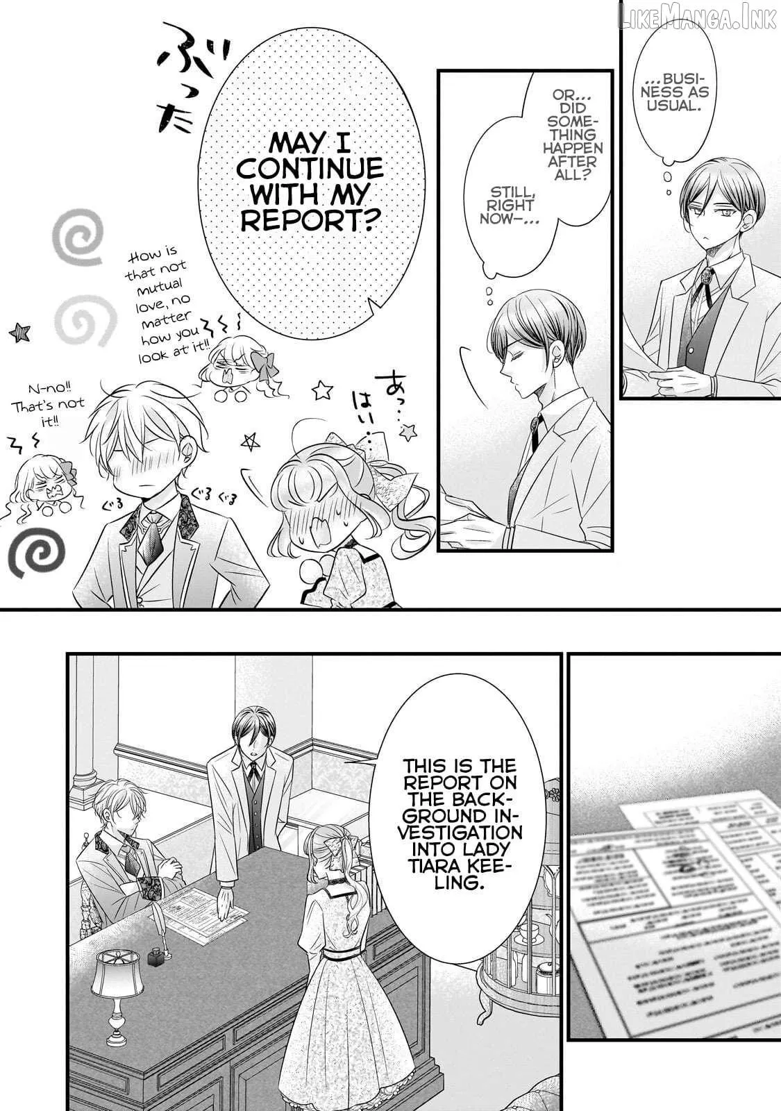 Shigoto Ningen na Hakushaku Reijou wa Koori no Saishou-sama no Ai wo mi Ayamatte iru Chapter 14.1 page 17 - 