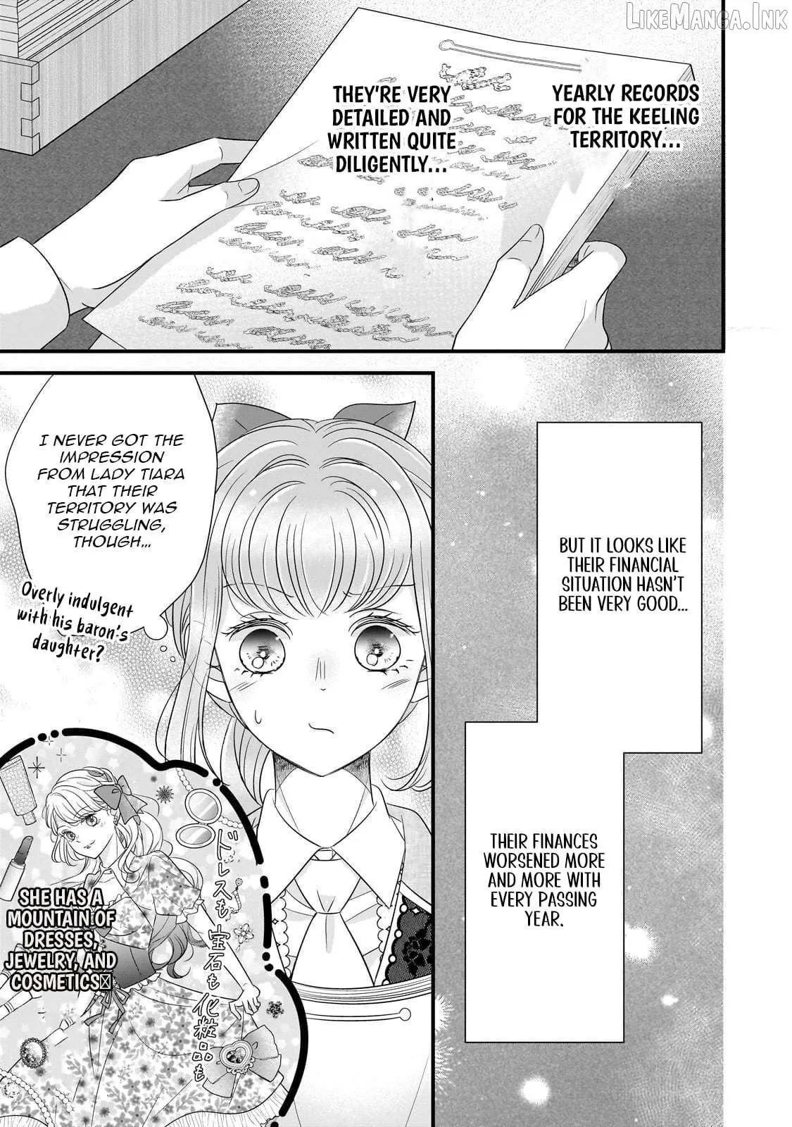 Shigoto Ningen na Hakushaku Reijou wa Koori no Saishou-sama no Ai wo mi Ayamatte iru Chapter 15.1 page 8 - 