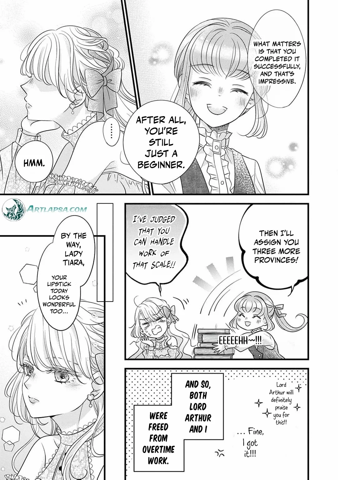 Shigoto Ningen na Hakushaku Reijou wa Koori no Saishou-sama no Ai wo mi Ayamatte iru Chapter 8 page 7 - 