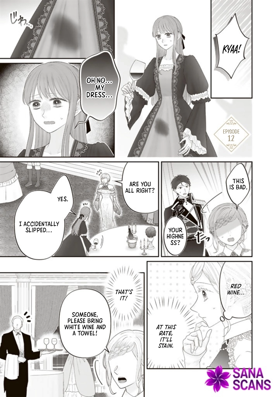 Shiitagerare Oujo ni Tensei Shimashita ga, Ryuujin no Kago o Motsu Saikyou Kishi-sama ni Aisarete Shiawase desu Chapter 12 page 1 - 