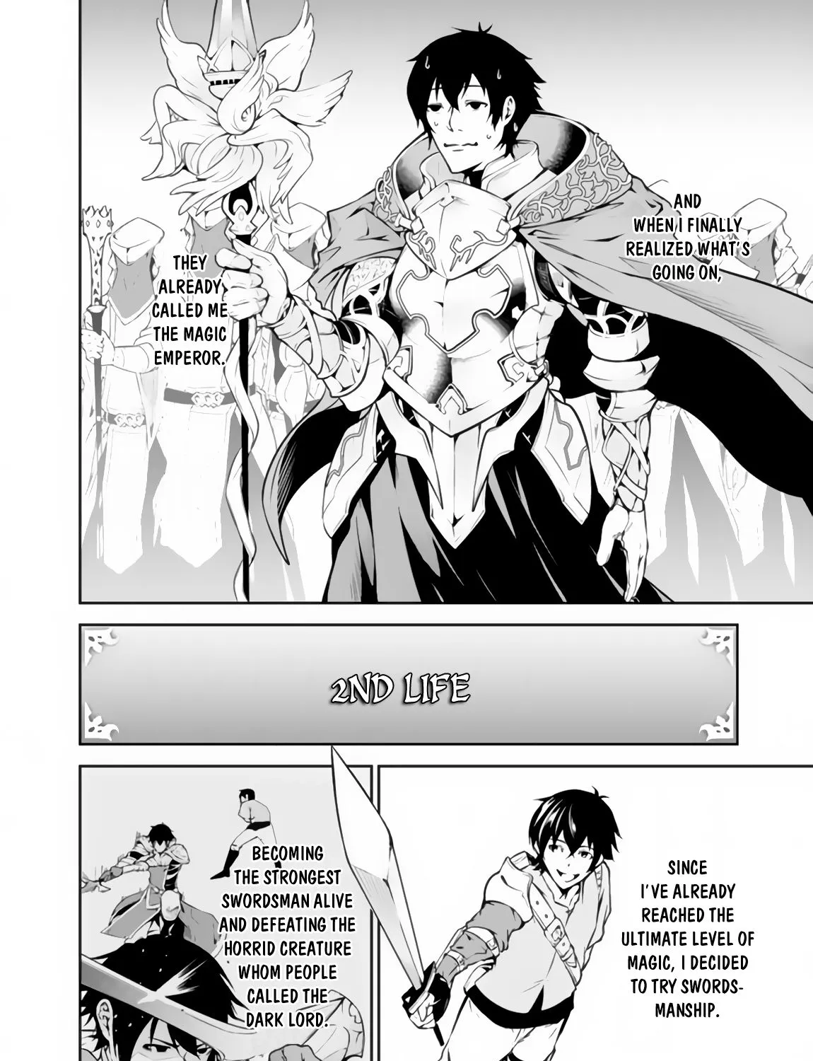 Shijou Saikyou no Mahou Kenshi, f Rank Boukensha ni Tensei Suru ~ Kensei to Matei, 2 Tsu no Zense o Motta Otoko no Eiyuutan Chapter 1 page 29 - 