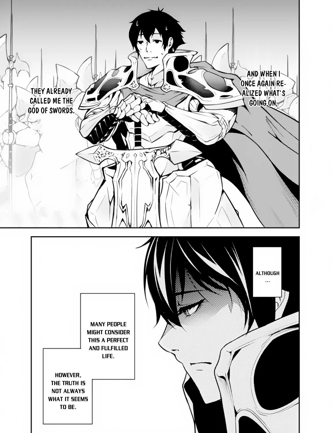 Shijou Saikyou no Mahou Kenshi, f Rank Boukensha ni Tensei Suru ~ Kensei to Matei, 2 Tsu no Zense o Motta Otoko no Eiyuutan Chapter 1 page 31 - 