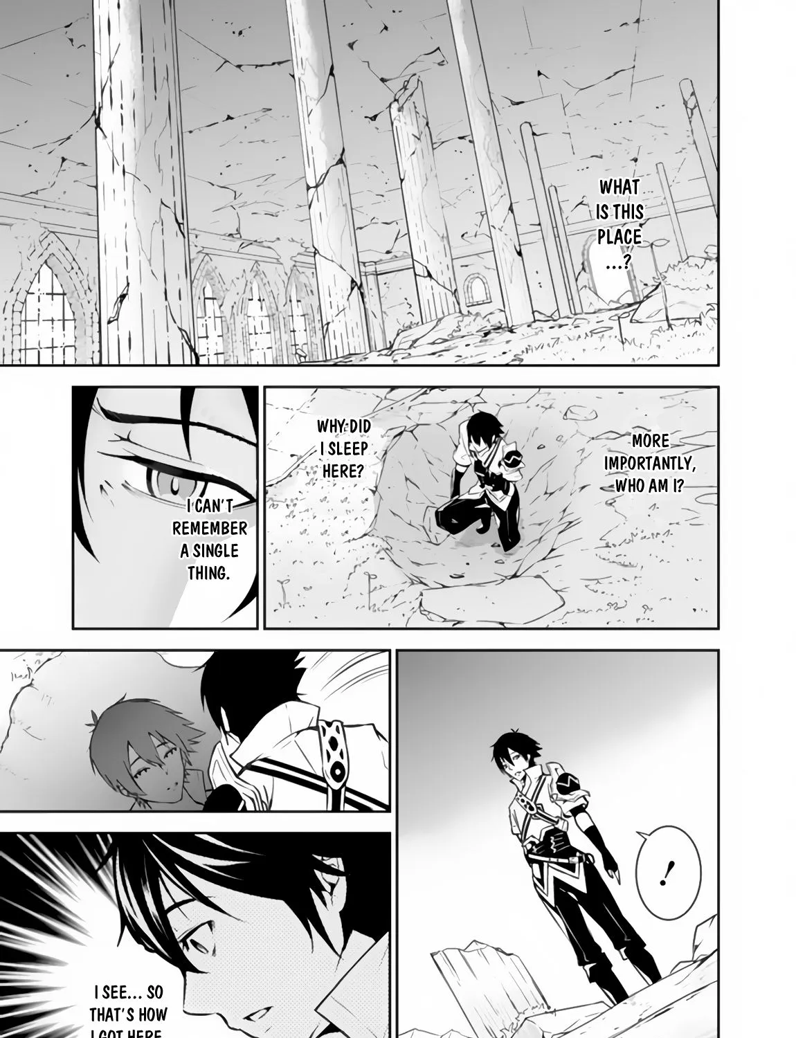 Shijou Saikyou no Mahou Kenshi, f Rank Boukensha ni Tensei Suru ~ Kensei to Matei, 2 Tsu no Zense o Motta Otoko no Eiyuutan Chapter 1 page 39 - 