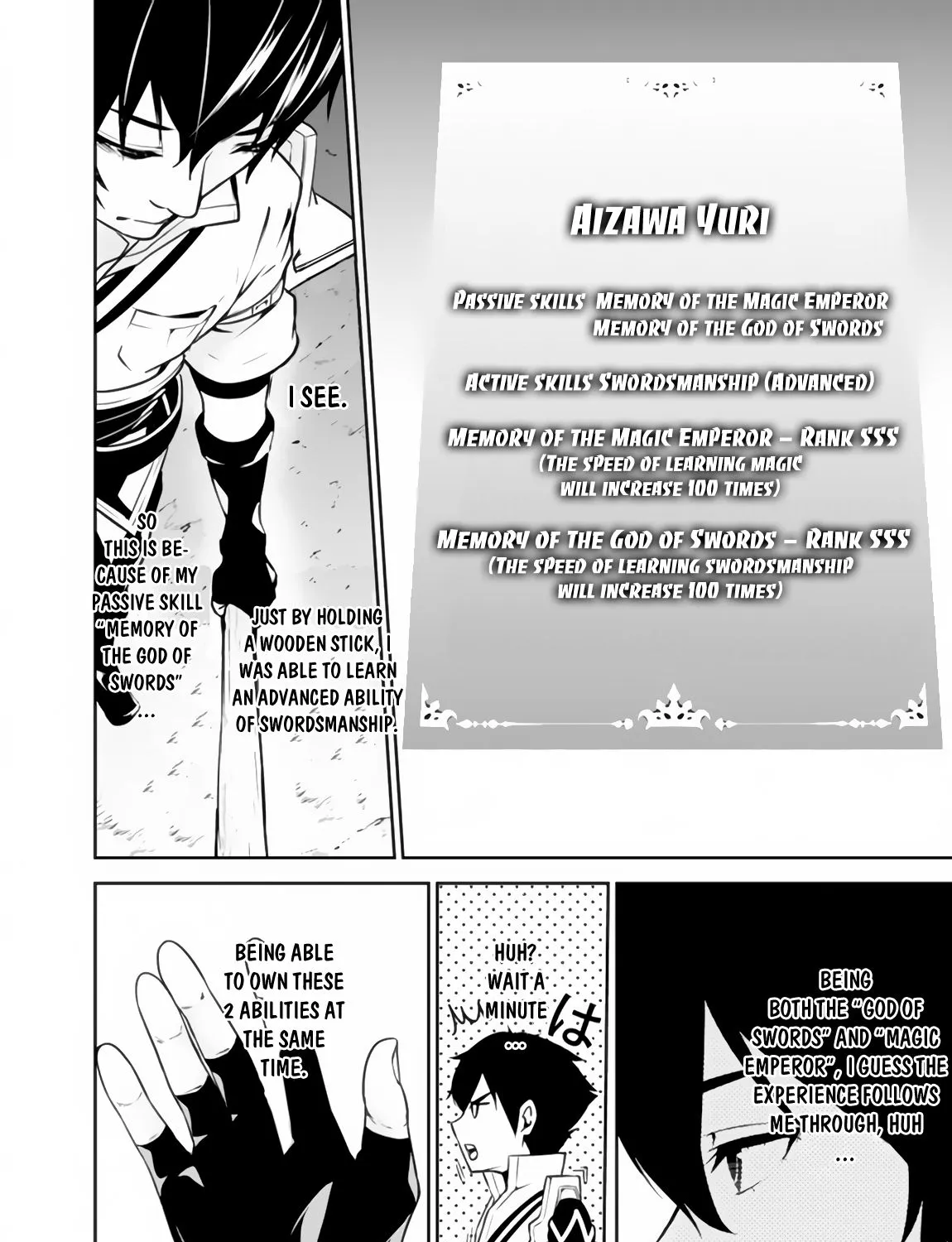 Shijou Saikyou no Mahou Kenshi, f Rank Boukensha ni Tensei Suru ~ Kensei to Matei, 2 Tsu no Zense o Motta Otoko no Eiyuutan Chapter 1 page 65 - 