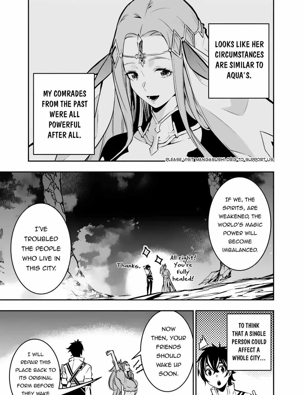 Shijou Saikyou no Mahou Kenshi, f Rank Boukensha ni Tensei Suru ~ Kensei to Matei, 2 Tsu no Zense o Motta Otoko no Eiyuutan Chapter 98 page 27 - 