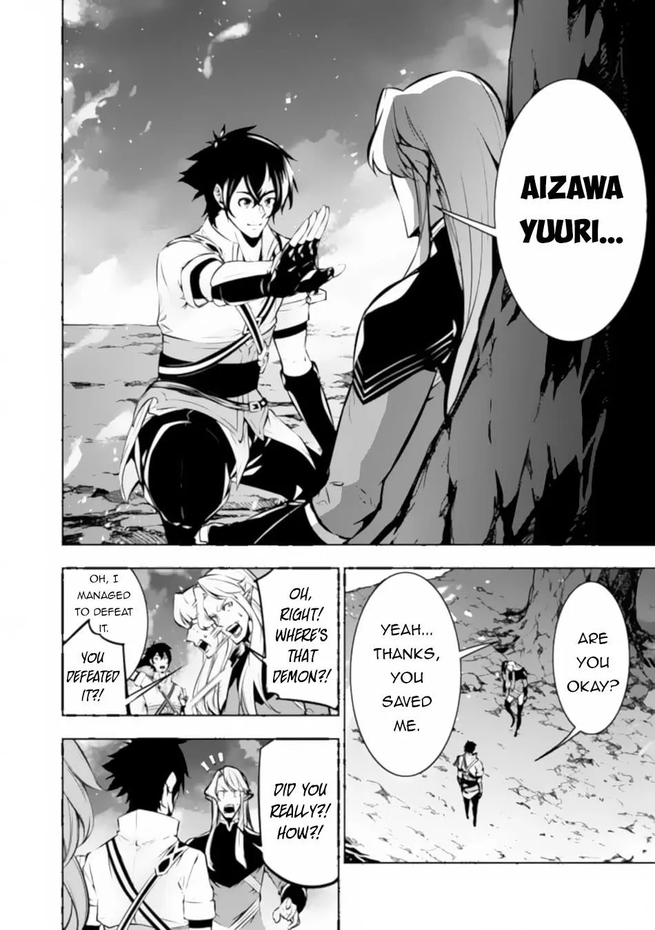 Shijou Saikyou no Mahou Kenshi, f Rank Boukensha ni Tensei Suru ~ Kensei to Matei, 2 Tsu no Zense o Motta Otoko no Eiyuutan Chapter 99 page 4 - 