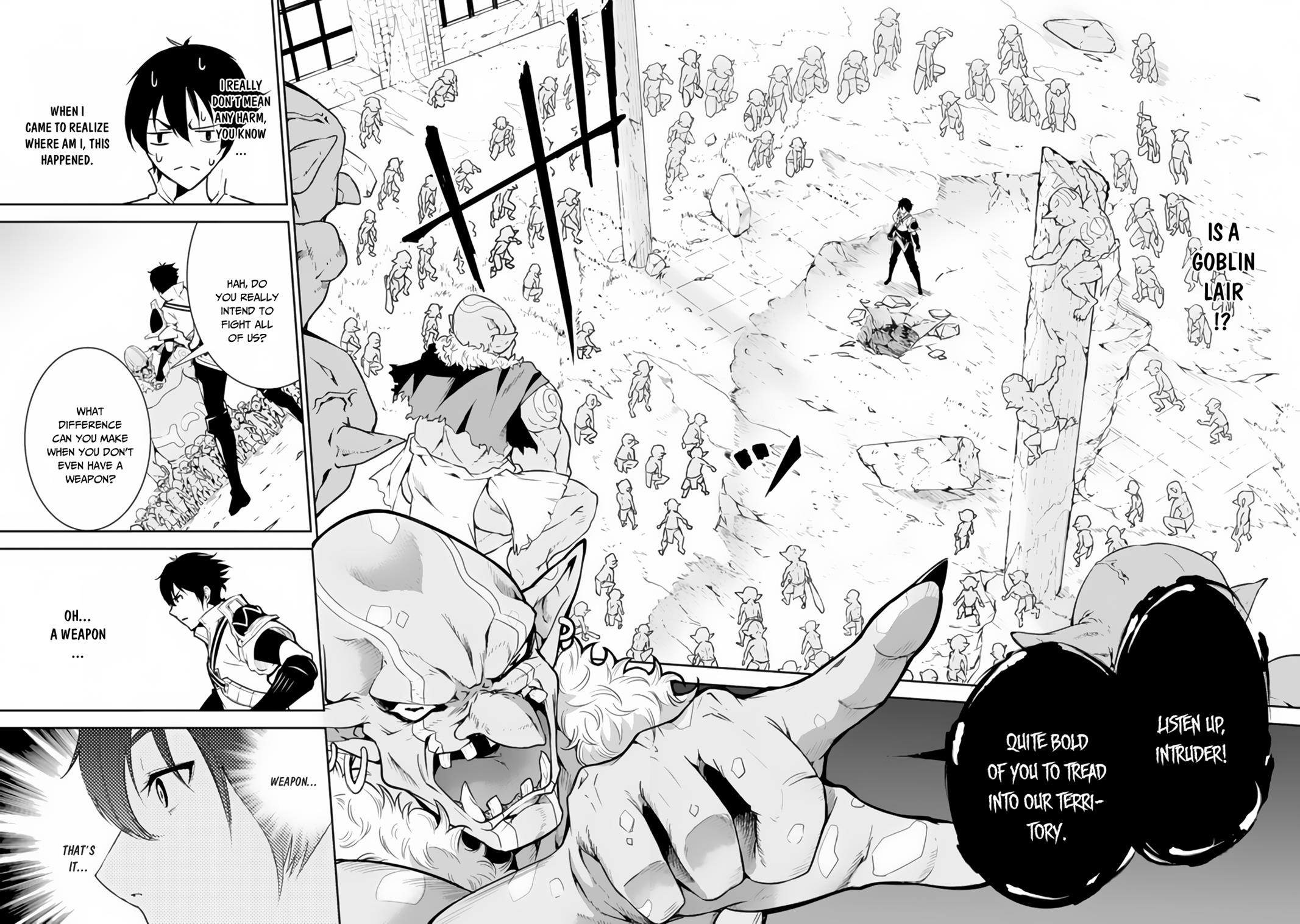 Shijou Saikyou no Mahou Kenshi, F Rank Boukensha ni Tensei Suru - Kensei to Matei, 2-tsu no Zense Omotta Otoko no Eiyuutan Chapter 1 page 23 - 