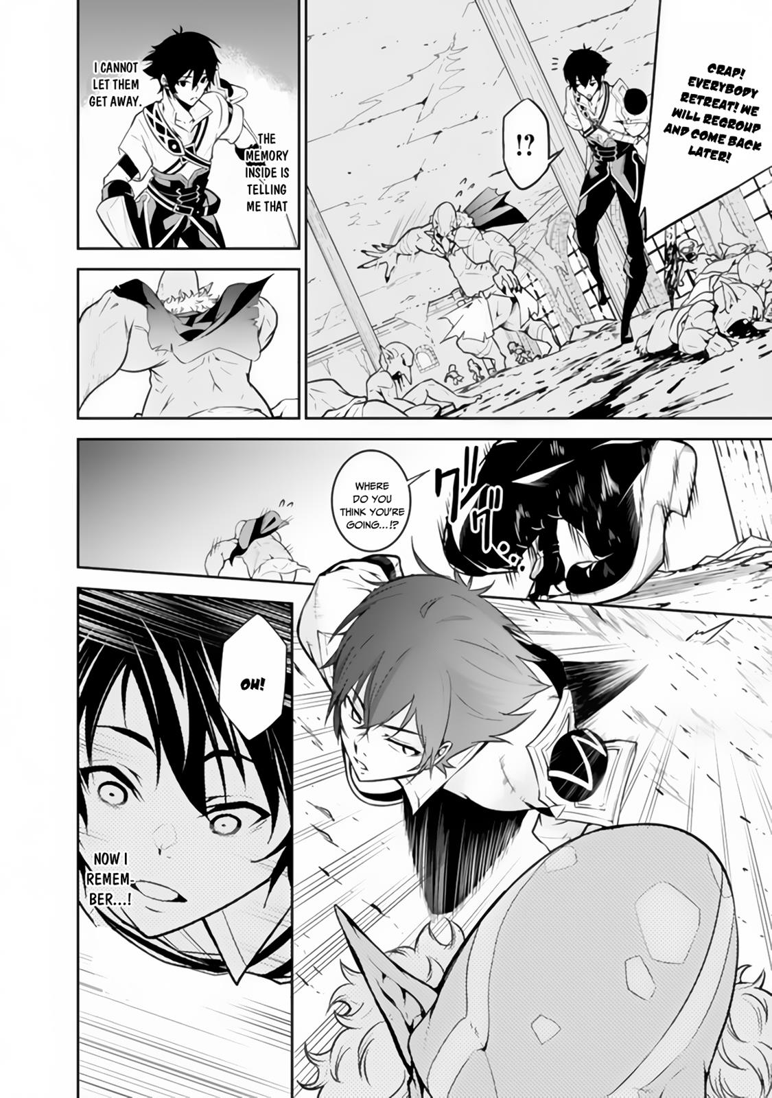 Shijou Saikyou no Mahou Kenshi, F Rank Boukensha ni Tensei Suru - Kensei to Matei, 2-tsu no Zense Omotta Otoko no Eiyuutan Chapter 1 page 28 - 