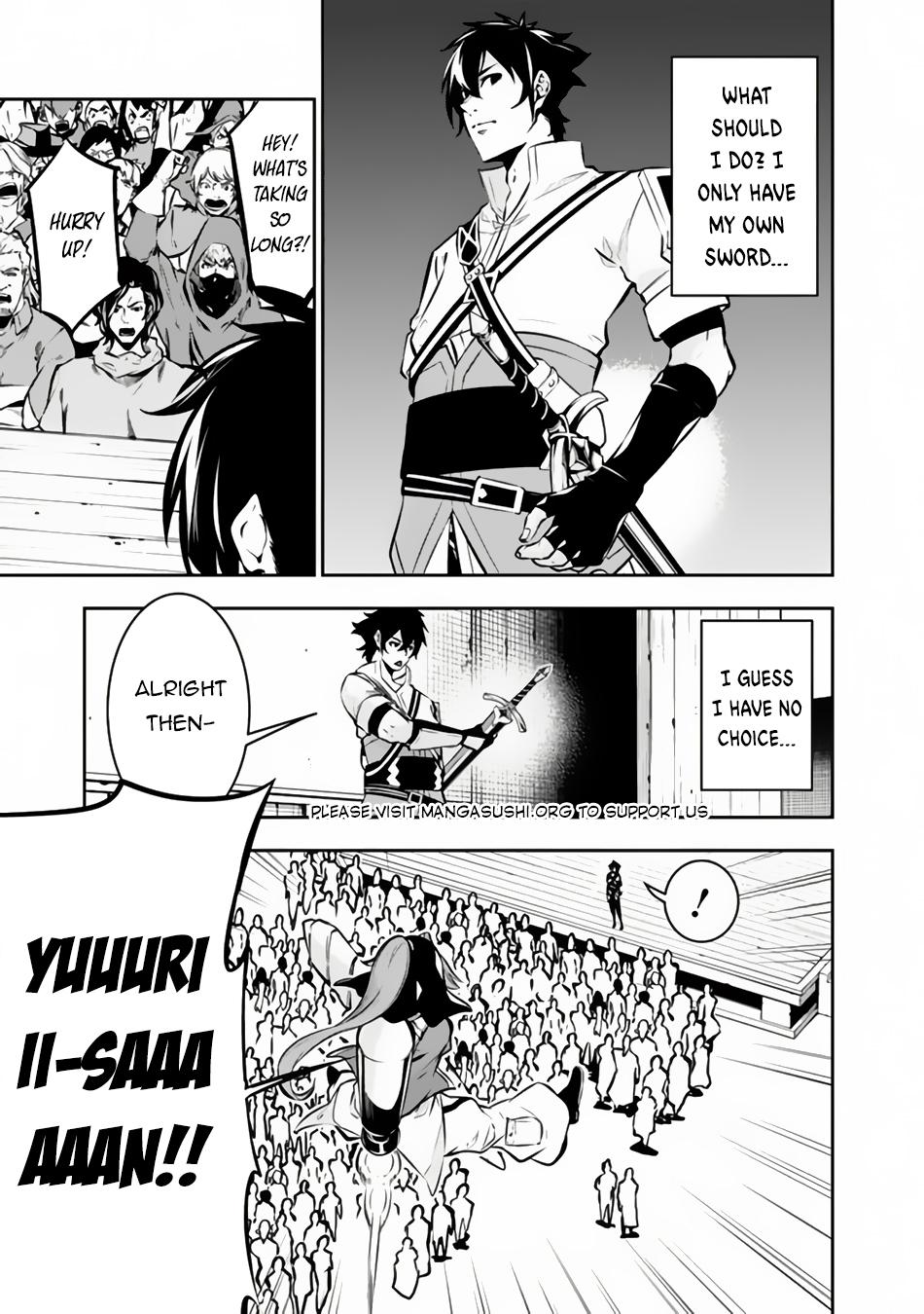Shijou Saikyou no Mahou Kenshi, F Rank Boukensha ni Tensei Suru - Kensei to Matei, 2-tsu no Zense Omotta Otoko no Eiyuutan Chapter 101 page 6 - 
