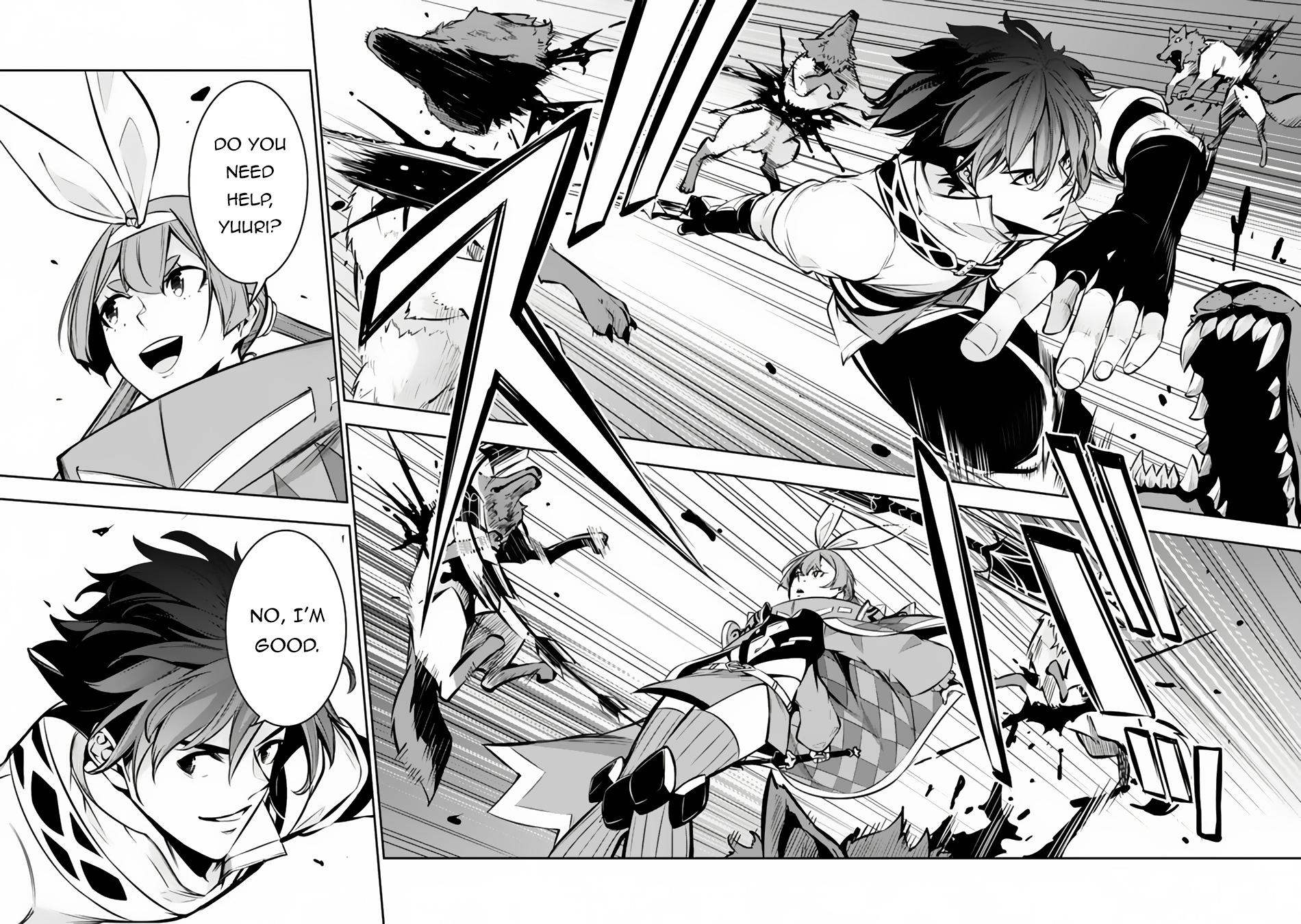Shijou Saikyou no Mahou Kenshi, F Rank Boukensha ni Tensei Suru - Kensei to Matei, 2-tsu no Zense Omotta Otoko no Eiyuutan Chapter 104 page 11 - 