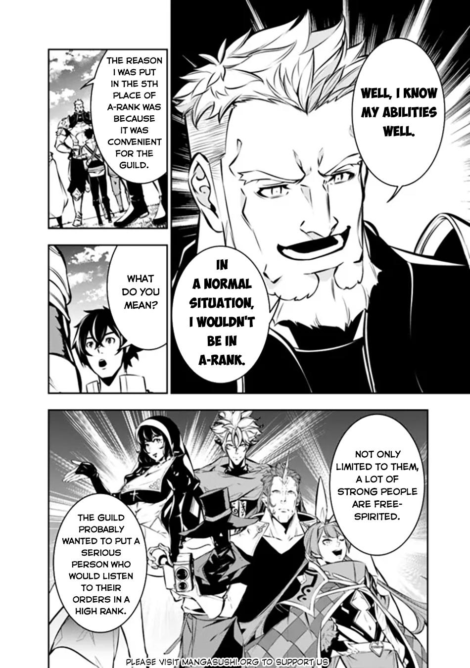 Shijou Saikyou no Mahou Kenshi, F Rank Boukensha ni Tensei Suru - Kensei to Matei, 2-tsu no Zense Omotta Otoko no Eiyuutan Chapter 110 page 15 - 