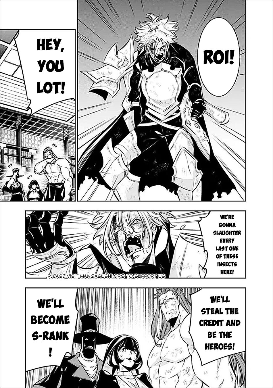 Shijou Saikyou no Mahou Kenshi, F Rank Boukensha ni Tensei Suru - Kensei to Matei, 2-tsu no Zense Omotta Otoko no Eiyuutan Chapter 138 page 7 - 