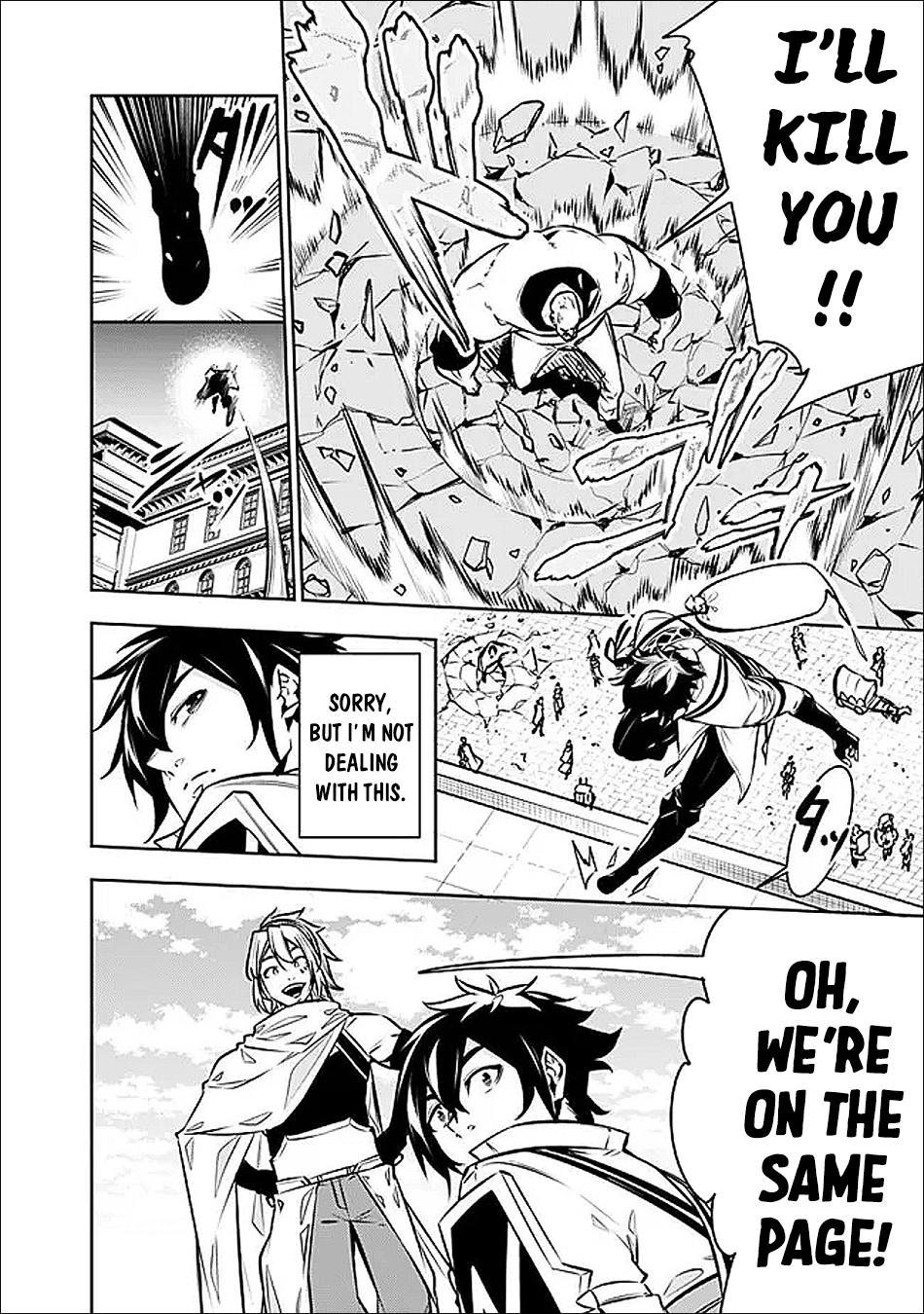 Shijou Saikyou no Mahou Kenshi, F Rank Boukensha ni Tensei Suru - Kensei to Matei, 2-tsu no Zense Omotta Otoko no Eiyuutan Chapter 144 page 12 - 