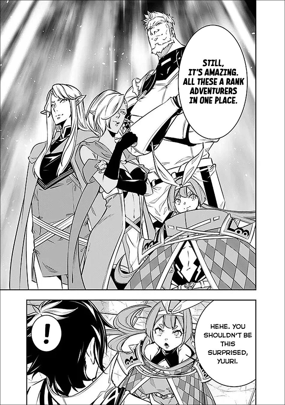 Shijou Saikyou no Mahou Kenshi, F Rank Boukensha ni Tensei Suru - Kensei to Matei, 2-tsu no Zense Omotta Otoko no Eiyuutan Chapter 145 page 14 - 