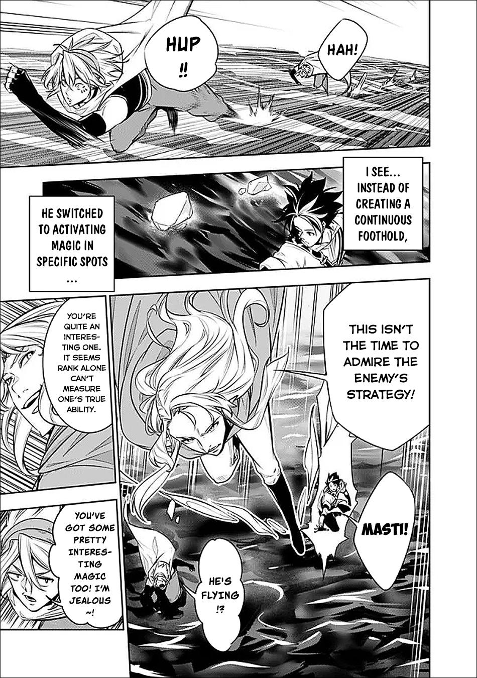 Shijou Saikyou no Mahou Kenshi, F Rank Boukensha ni Tensei Suru - Kensei to Matei, 2-tsu no Zense Omotta Otoko no Eiyuutan Chapter 148 page 4 - 