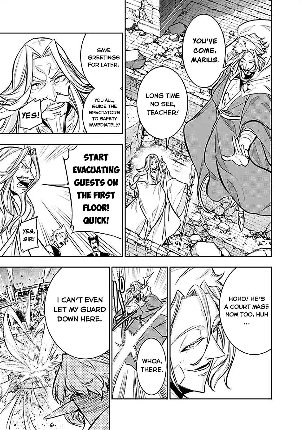 Shijou Saikyou no Mahou Kenshi, F Rank Boukensha ni Tensei Suru - Kensei to Matei, 2-tsu no Zense Omotta Otoko no Eiyuutan Chapter 154 page 16 - 