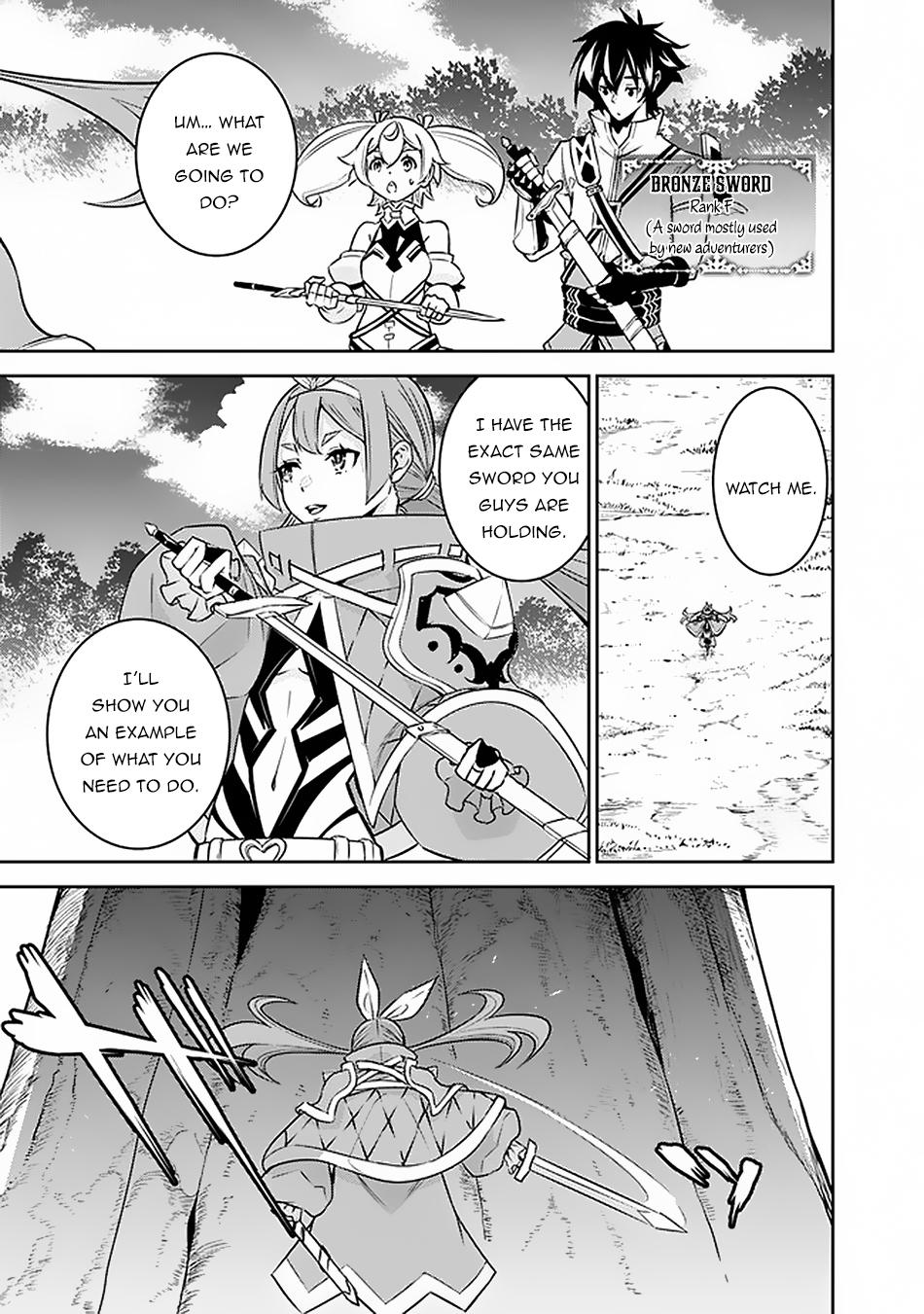 Shijou Saikyou no Mahou Kenshi, F Rank Boukensha ni Tensei Suru - Kensei to Matei, 2-tsu no Zense Omotta Otoko no Eiyuutan Chapter 28 page 6 - 