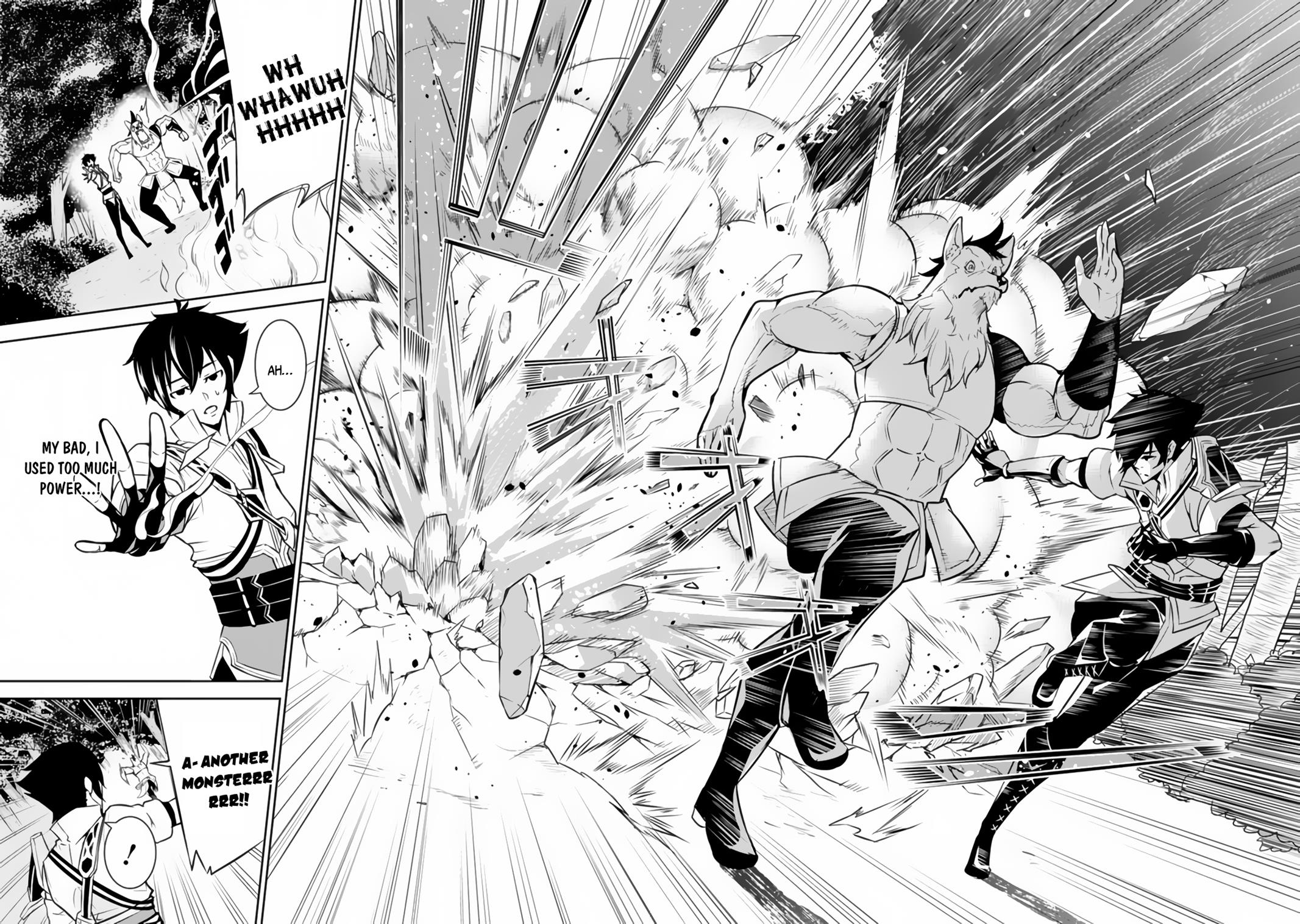 Shijou Saikyou no Mahou Kenshi, F Rank Boukensha ni Tensei Suru - Kensei to Matei, 2-tsu no Zense Omotta Otoko no Eiyuutan Chapter 3 page 13 - 