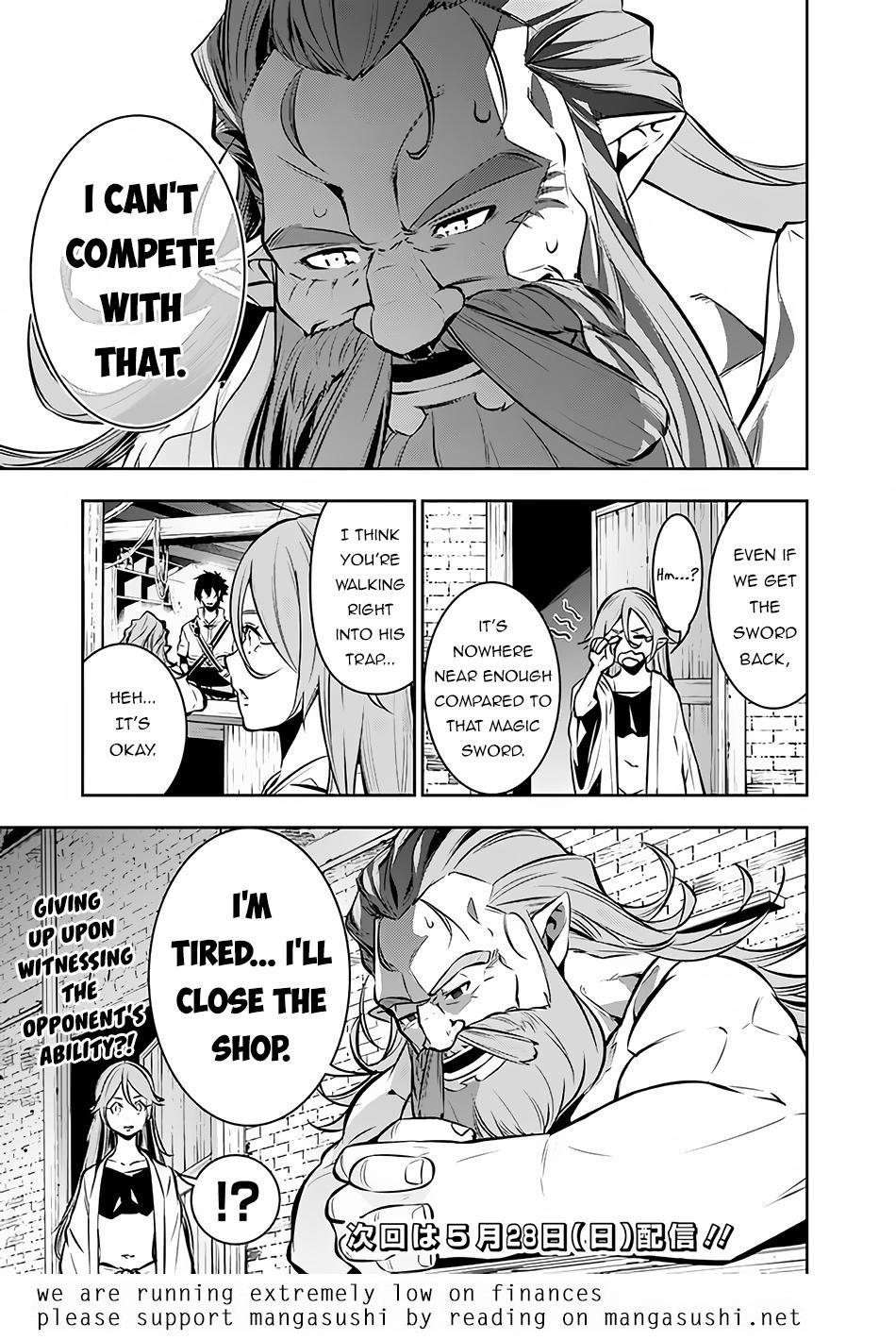 Shijou Saikyou no Mahou Kenshi, F Rank Boukensha ni Tensei Suru - Kensei to Matei, 2-tsu no Zense Omotta Otoko no Eiyuutan Chapter 87 page 18 - 