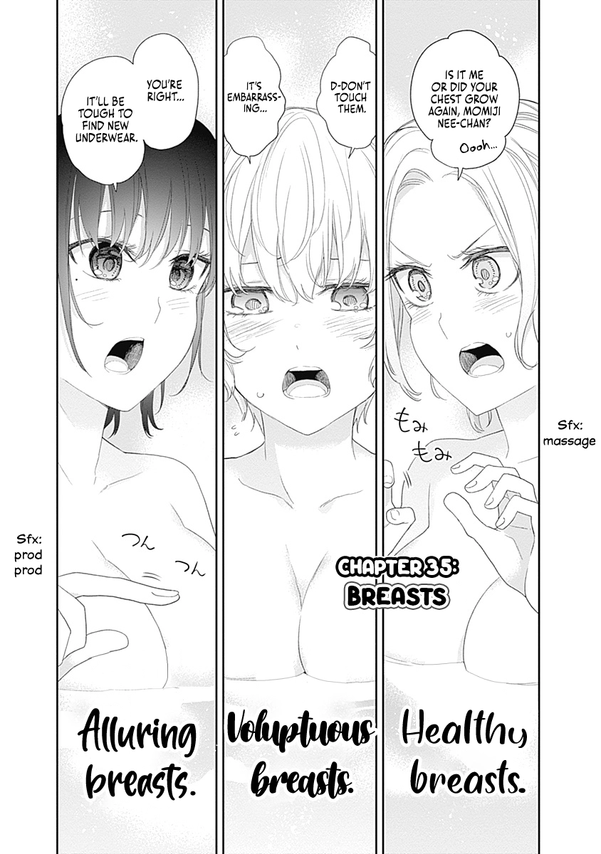 Shikisaki Shimai wa Abakaretai Chapter 35 page 1 - 