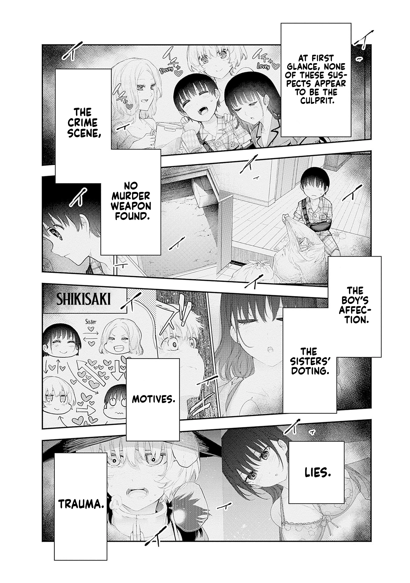 Shikisaki Shimai wa Abakaretai Chapter 42 page 10 - 