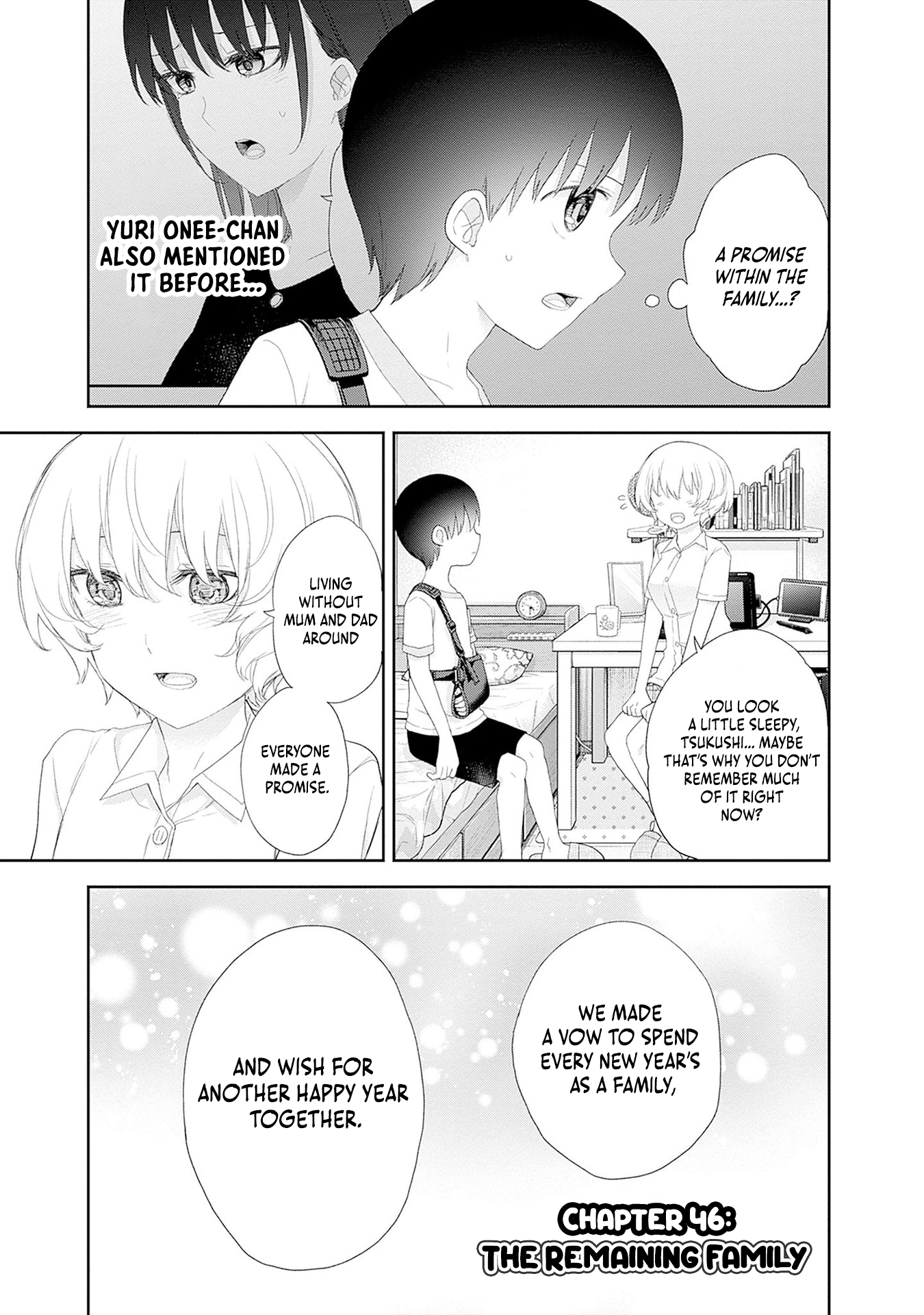 Shikisaki Shimai wa Abakaretai Chapter 46 page 1 - 