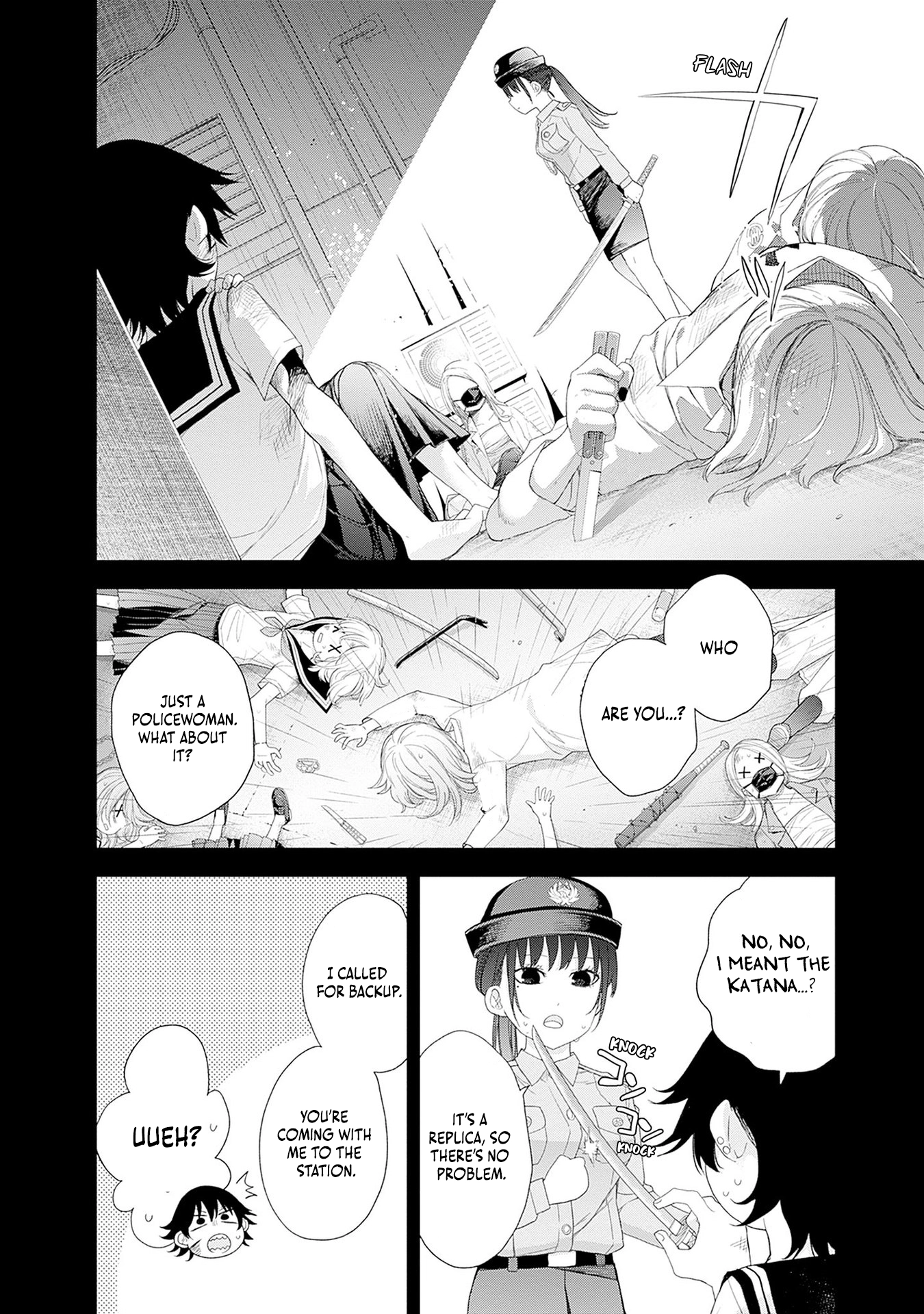 Shikisaki Shimai wa Abakaretai Chapter 54 page 6 - 