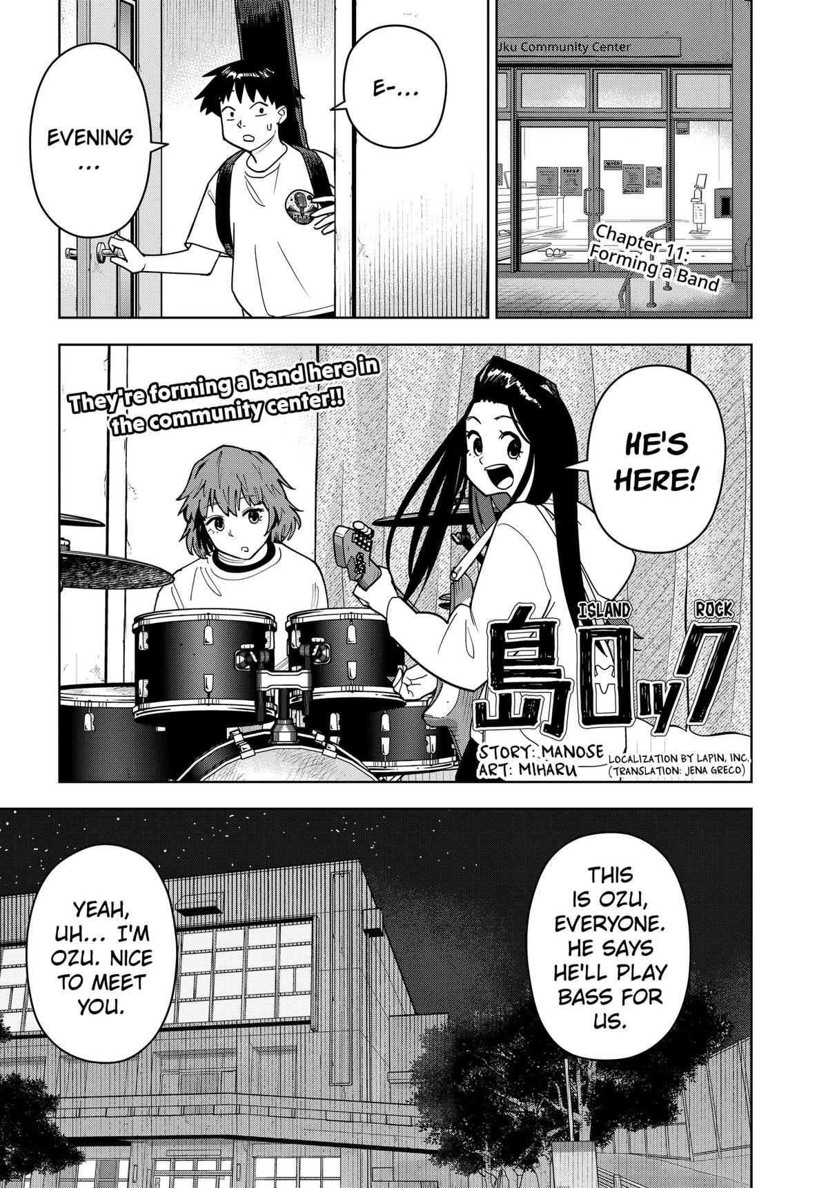 Shima Rock Chapter 11 page 1 - 