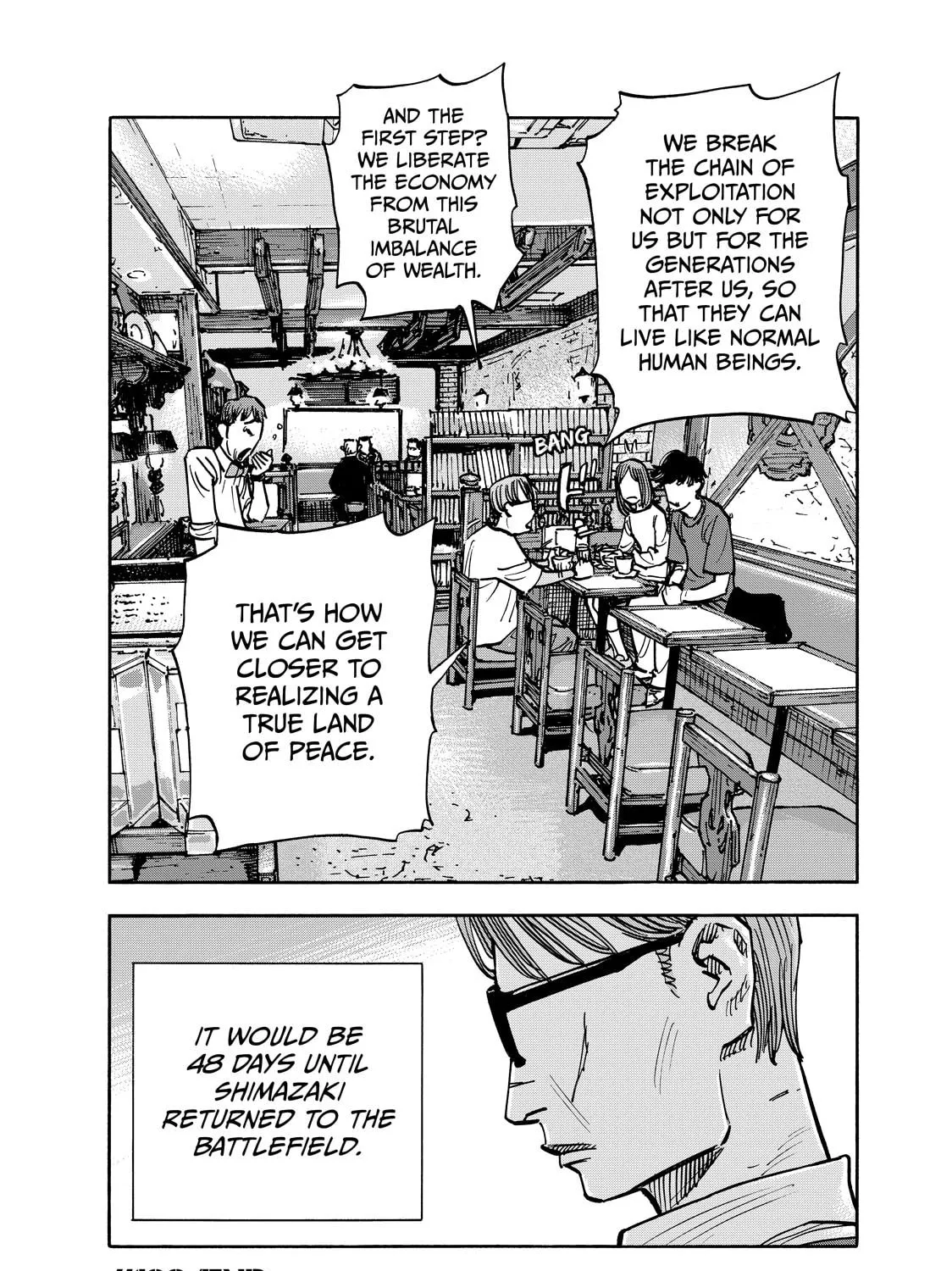 Shimazaki in the Land of Peace Chapter 108 page 35 - 