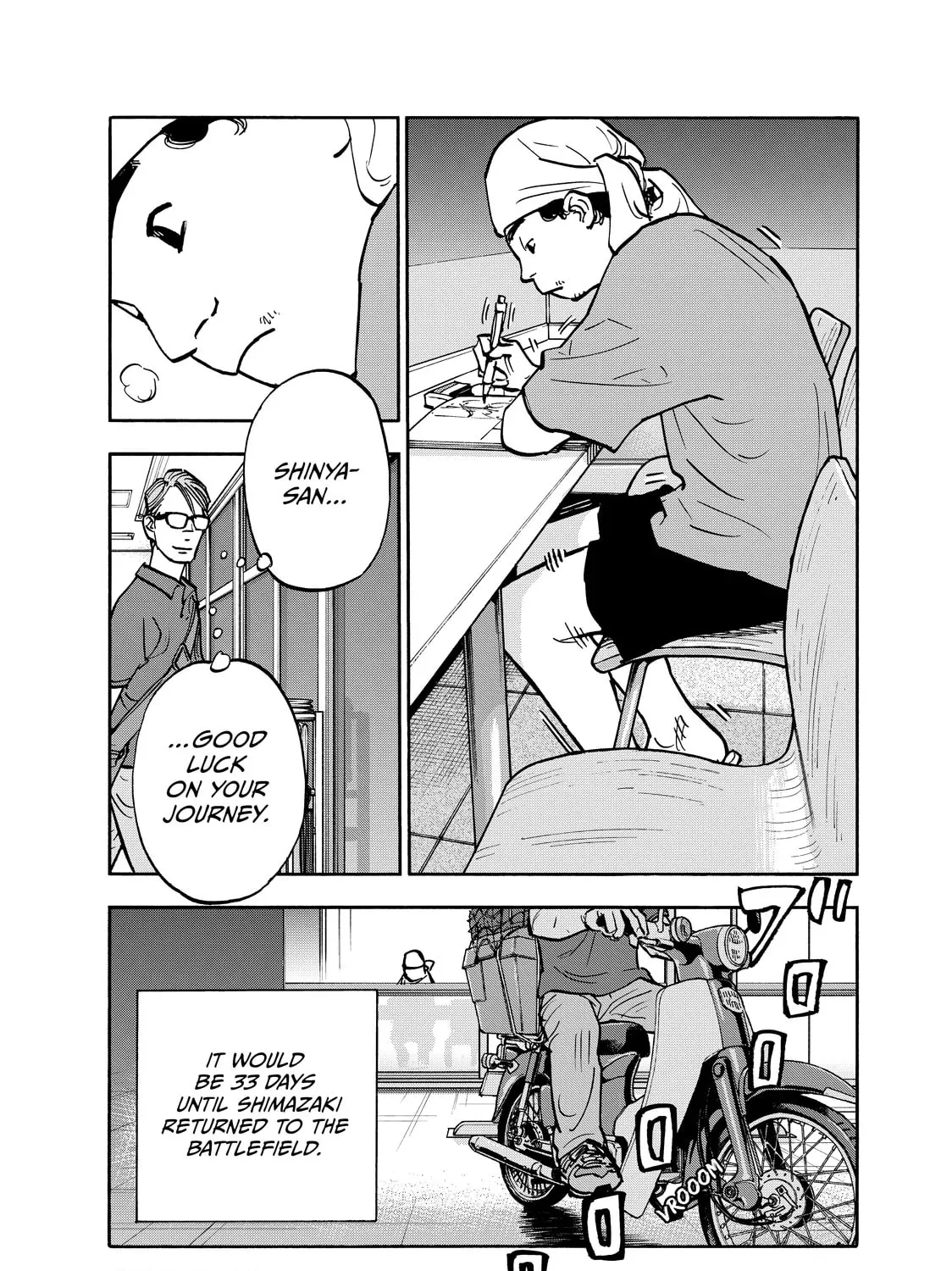 Shimazaki in the Land of Peace Chapter 112 page 35 - 