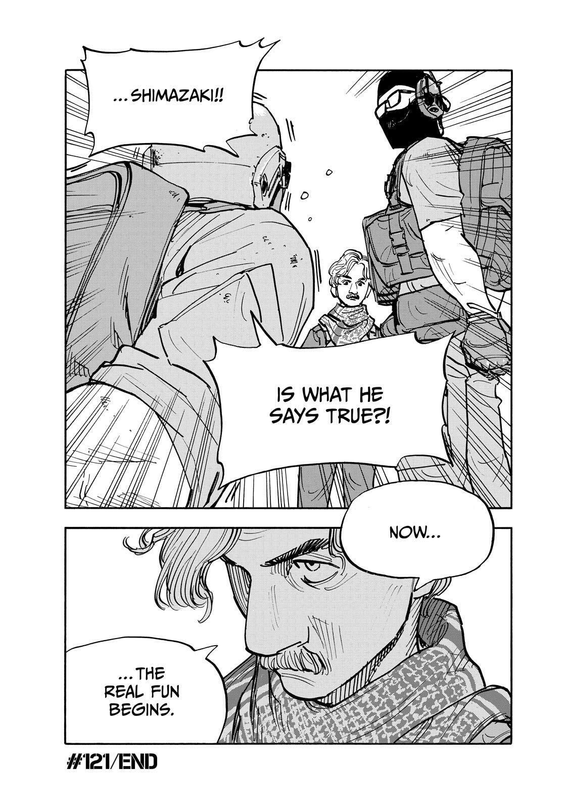 Shimazaki in the Land of Peace Chapter 121 page 18 - 