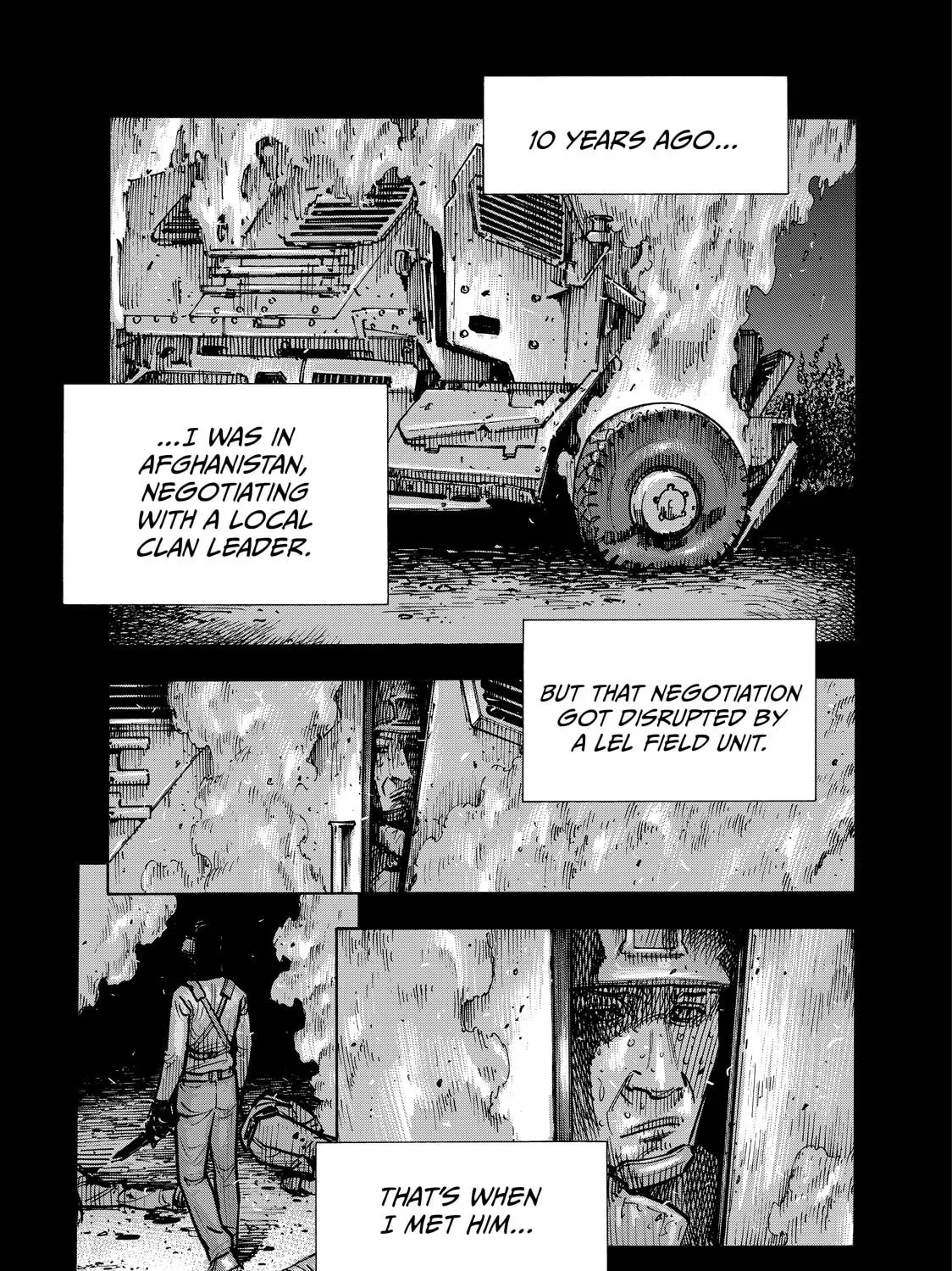 Shimazaki in the Land of Peace Chapter 84 page 1 - 