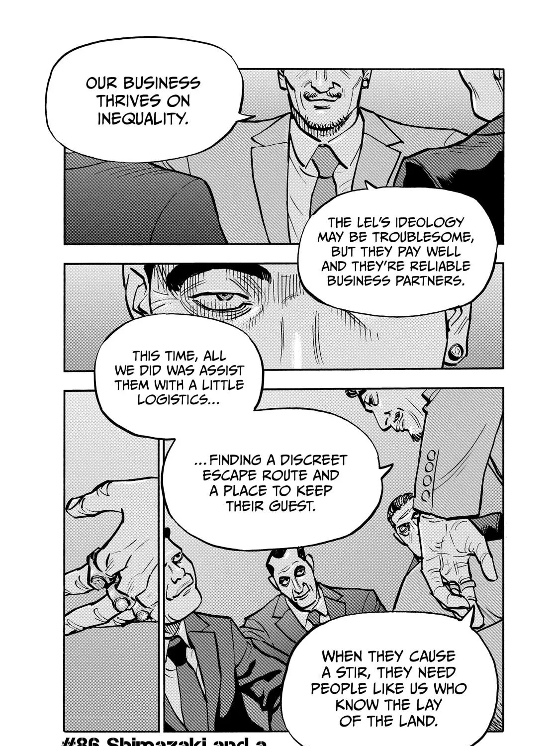 Shimazaki in the Land of Peace Chapter 86 page 1 - 