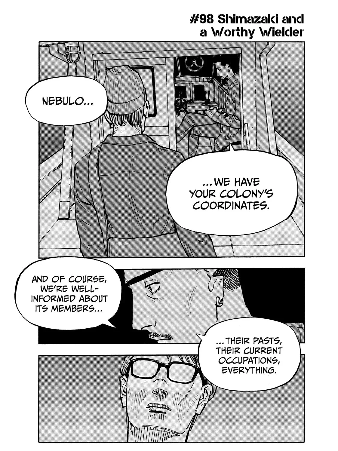 Shimazaki in the Land of Peace Chapter 98 page 1 - 