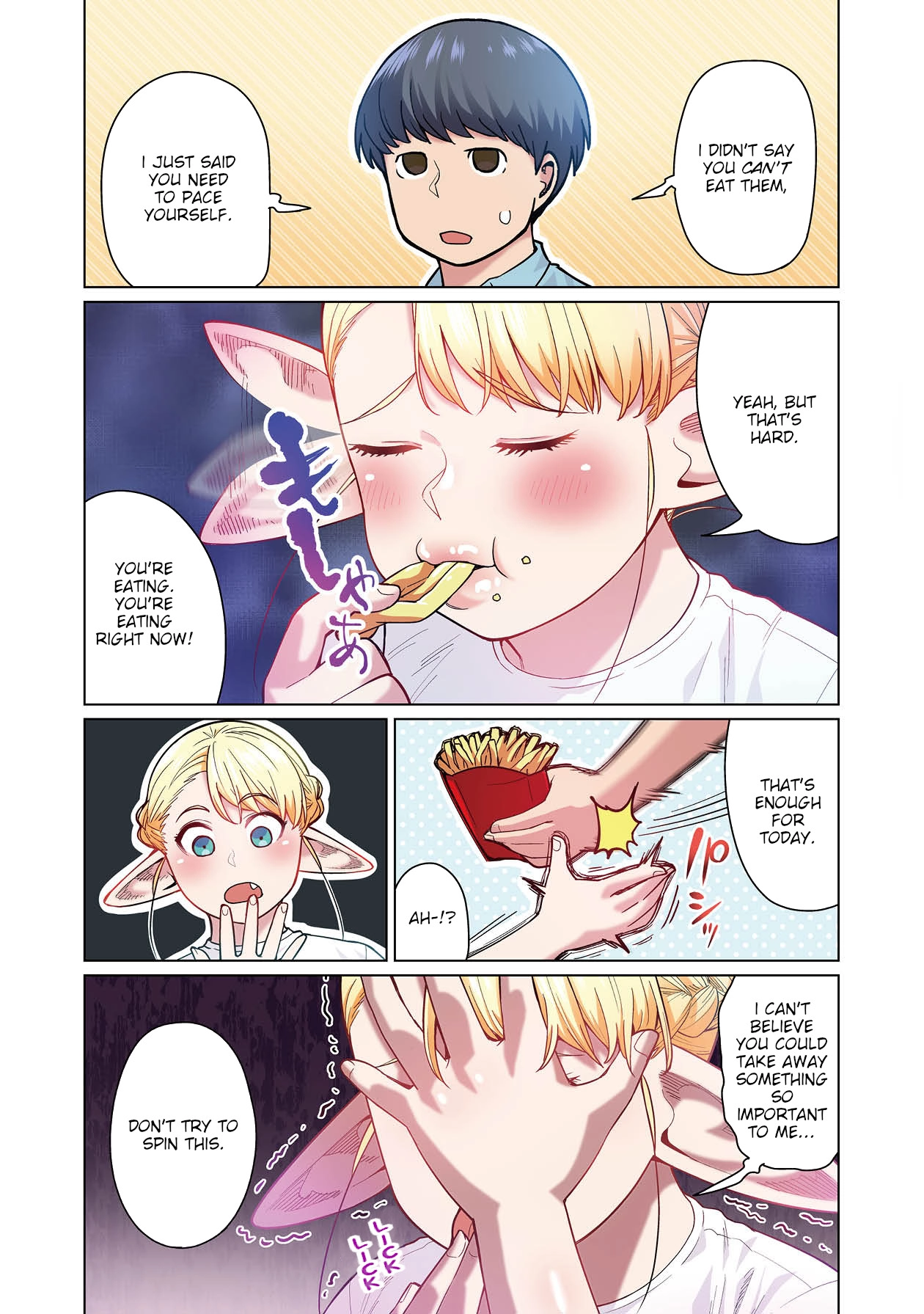 Shin Elf-san wa Yaserarenai. (Official Colored) Chapter 1 page 15 - 