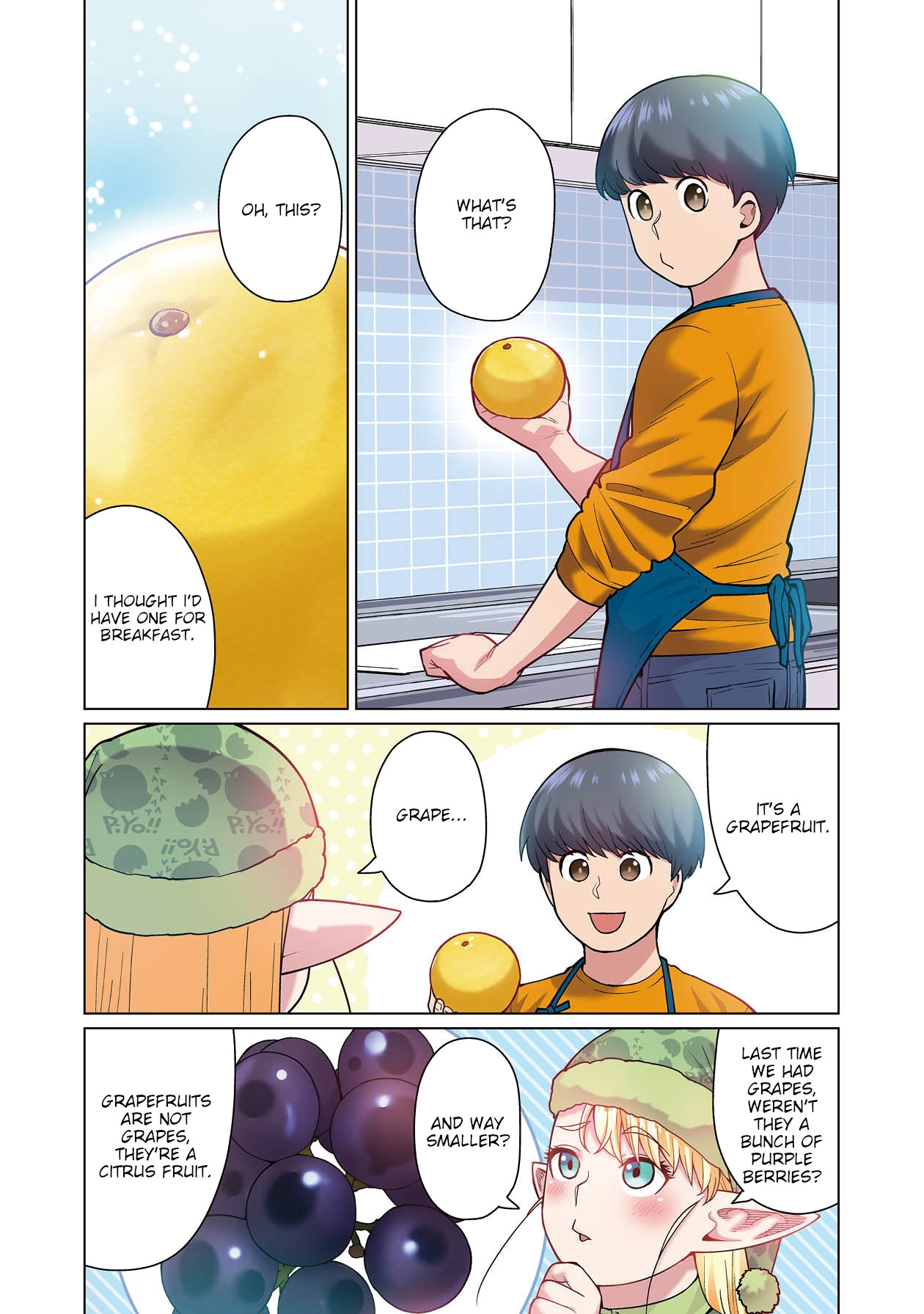 Shin Elf-san wa Yaserarenai. (Official Colored) Chapter 1 page 18 - 