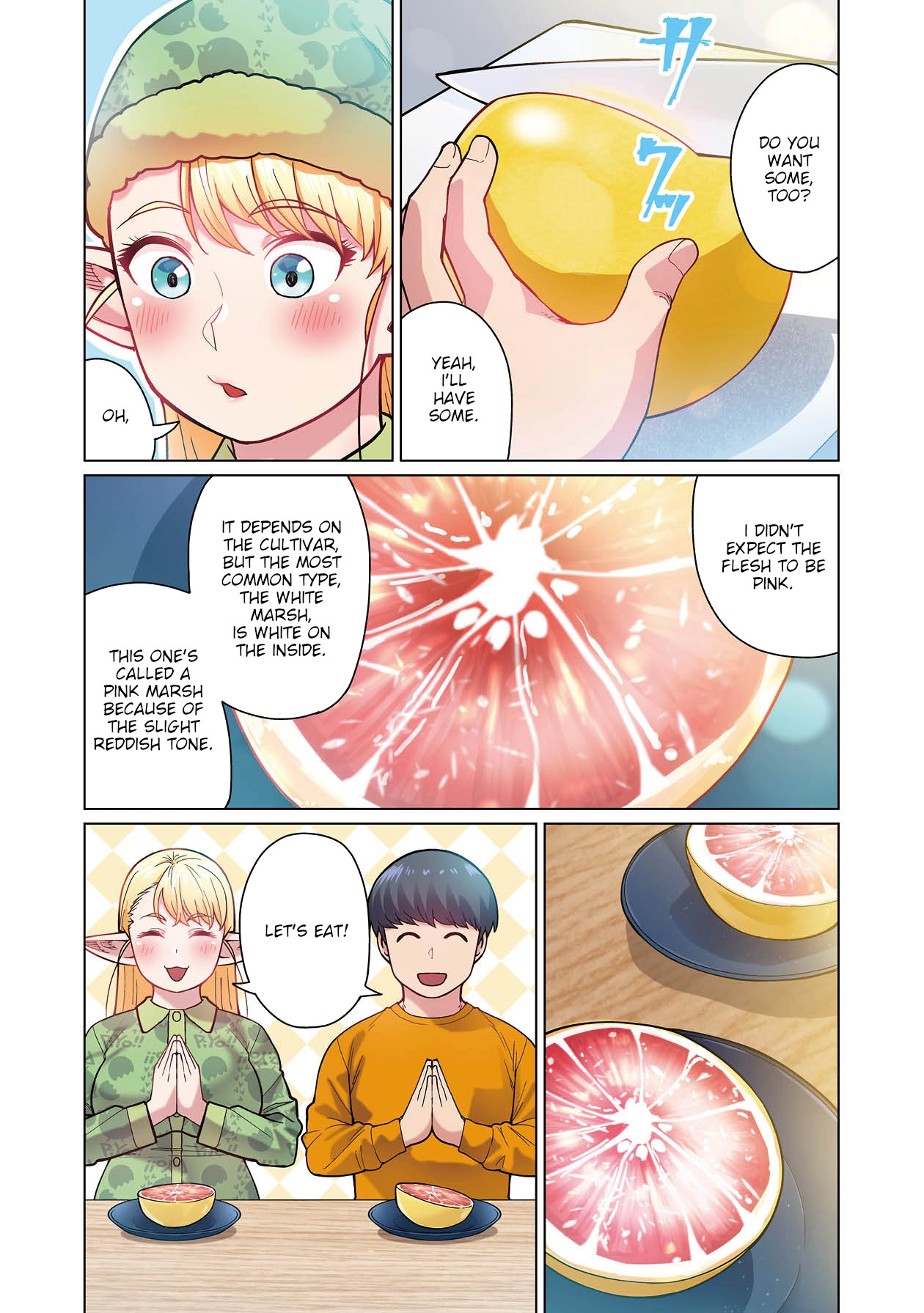 Shin Elf-san wa Yaserarenai. (Official Colored) Chapter 1 page 21 - 