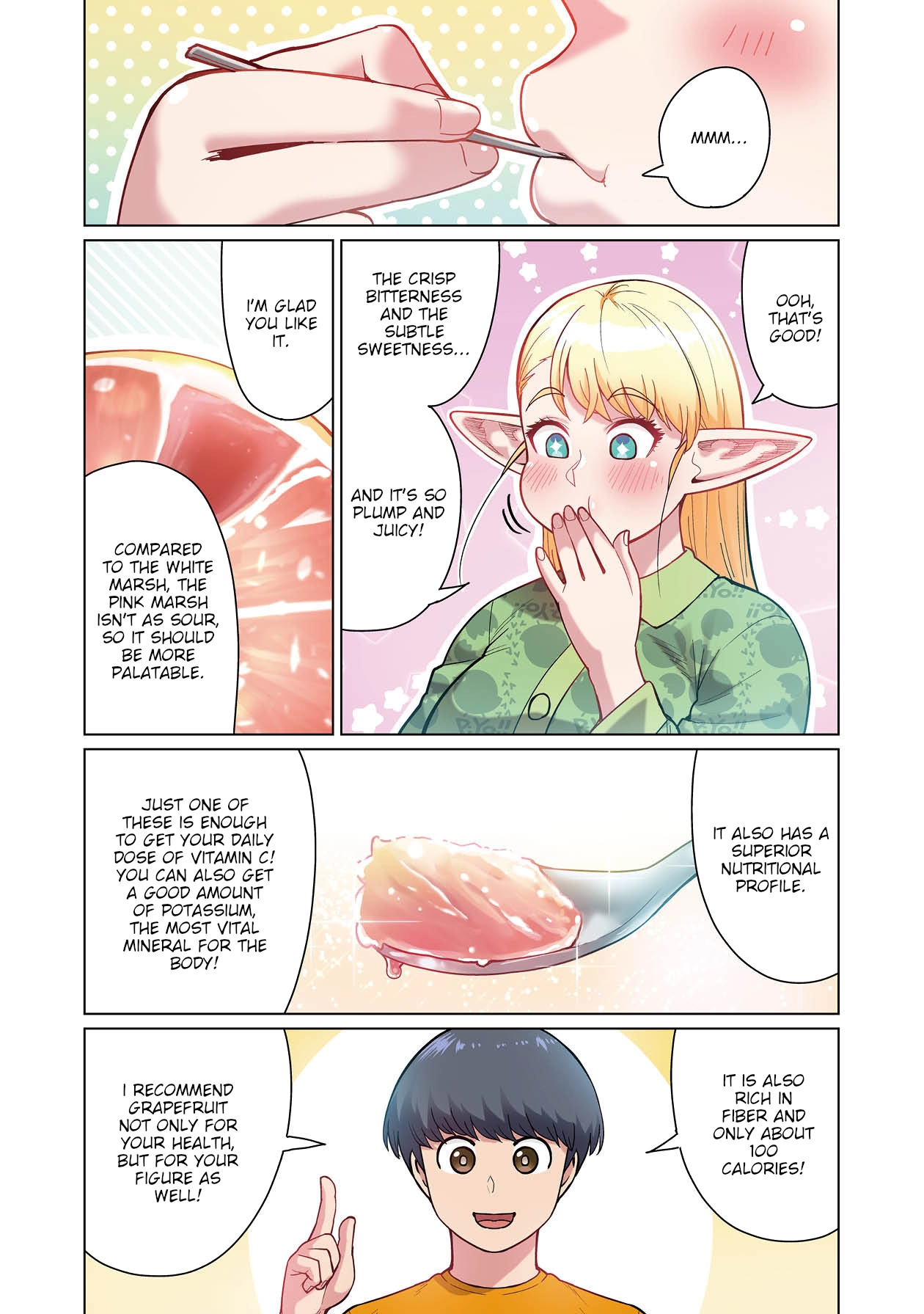 Shin Elf-san wa Yaserarenai. (Official Colored) Chapter 1 page 22 - 