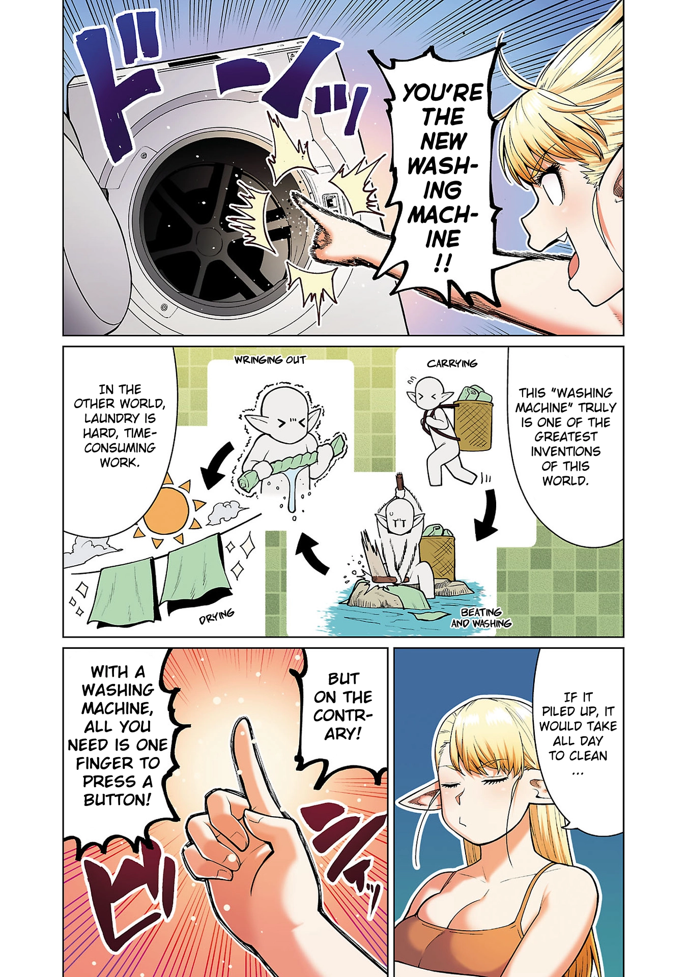 Shin Elf-san wa Yaserarenai. (Official Colored) Chapter 10.5 page 18 - 