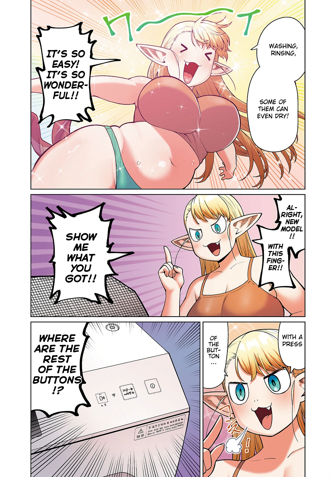 Shin Elf-san wa Yaserarenai. (Official Colored) Chapter 10.5 page 19 - 