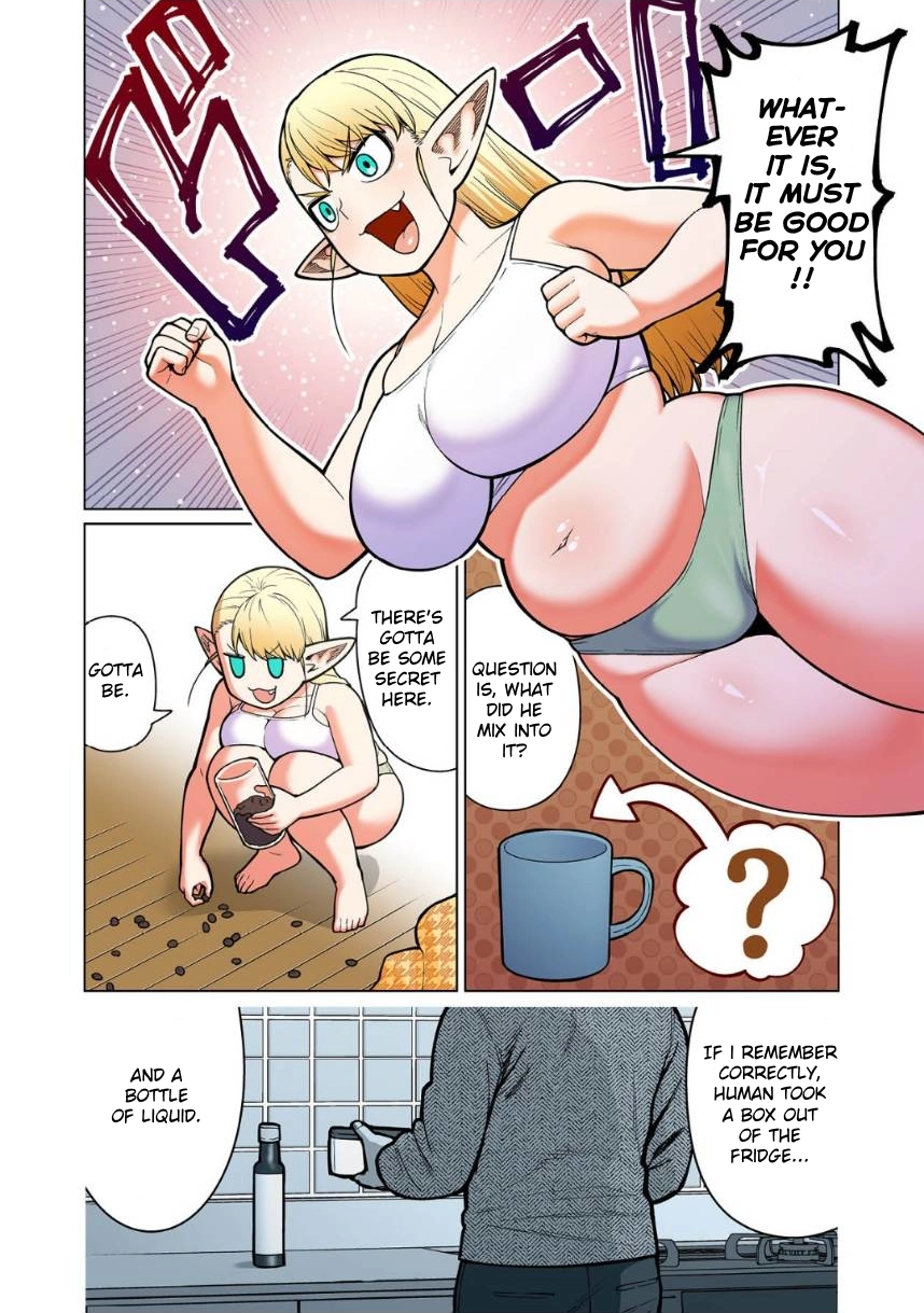 Shin Elf-san wa Yaserarenai. (Official Colored) Chapter 12 page 6 - 