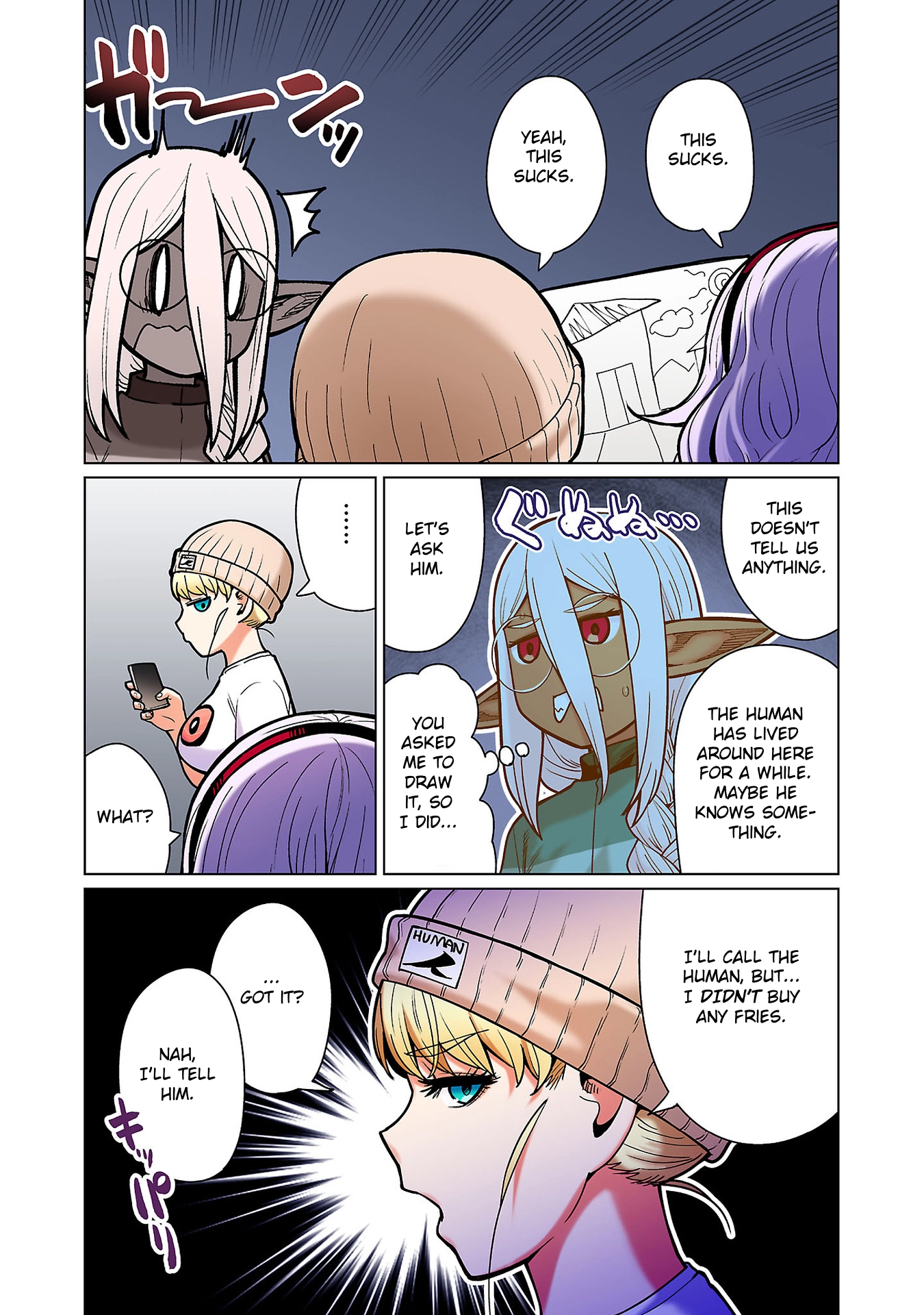 Shin Elf-san wa Yaserarenai. (Official Colored) Chapter 13 page 22 - 