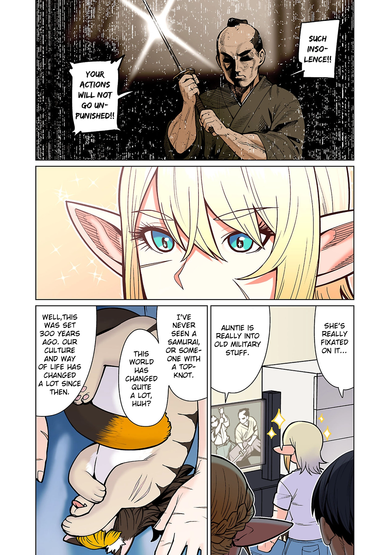 Shin Elf-san wa Yaserarenai. (Official Colored) Chapter 13 page 5 - 