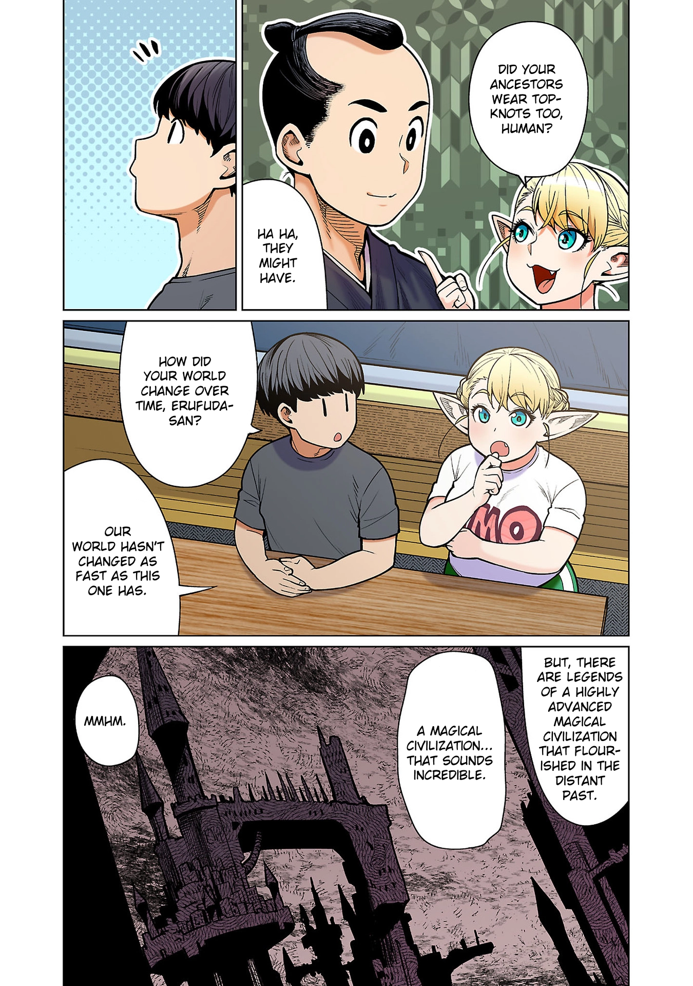 Shin Elf-san wa Yaserarenai. (Official Colored) Chapter 13 page 6 - 
