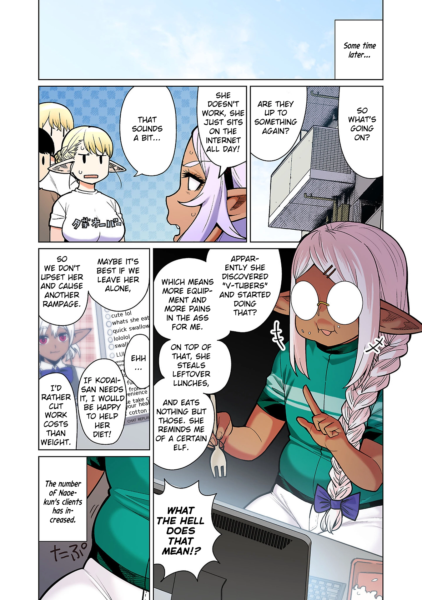 Shin Elf-san wa Yaserarenai. (Official Colored) Chapter 14 page 25 - 