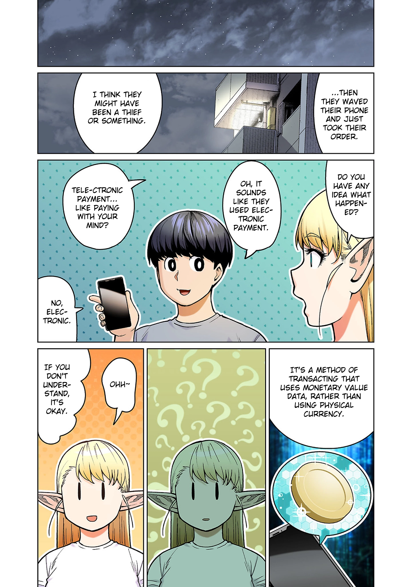 Shin Elf-san wa Yaserarenai. (Official Colored) Chapter 15.5 page 18 - 