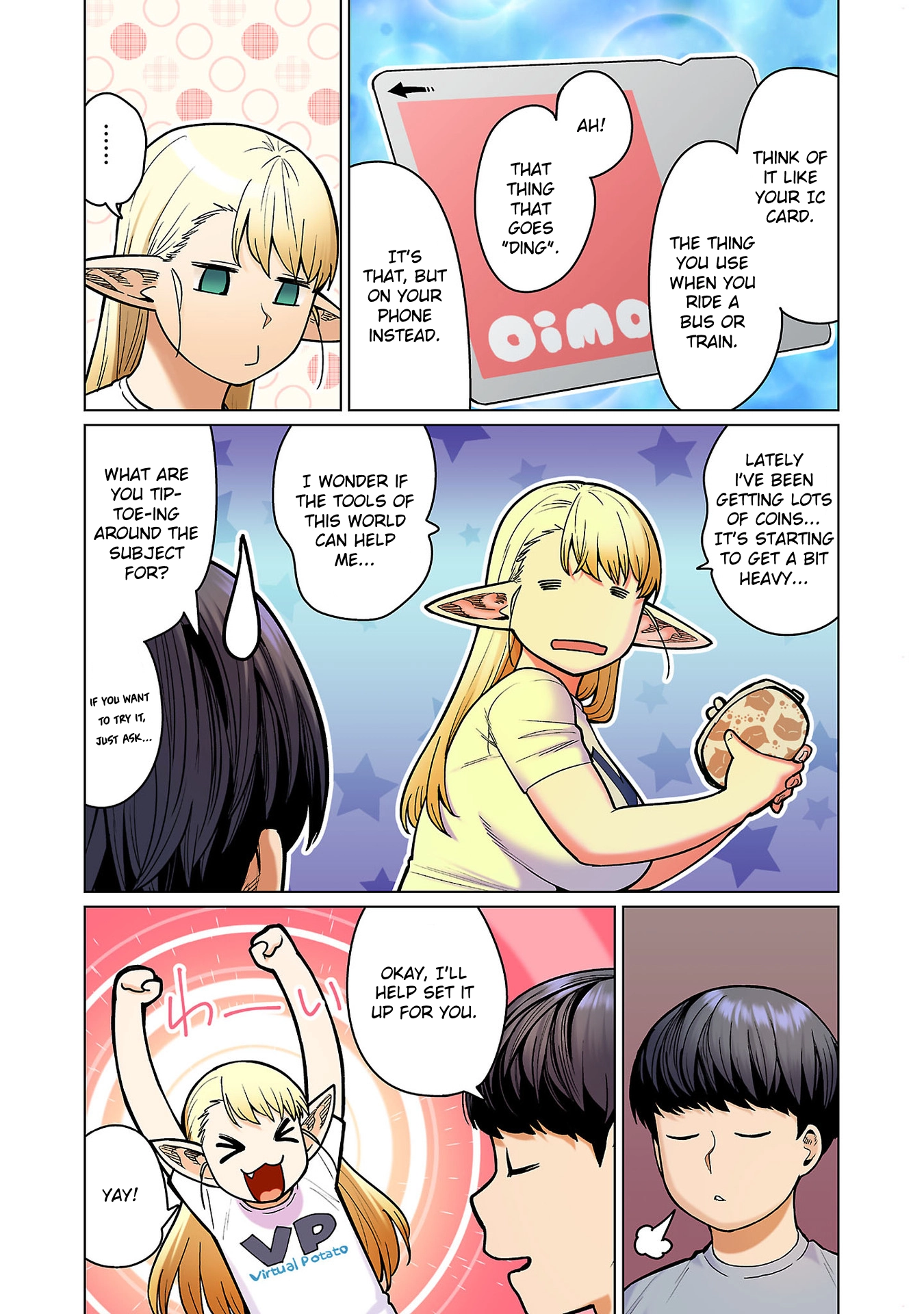 Shin Elf-san wa Yaserarenai. (Official Colored) Chapter 15.5 page 19 - 