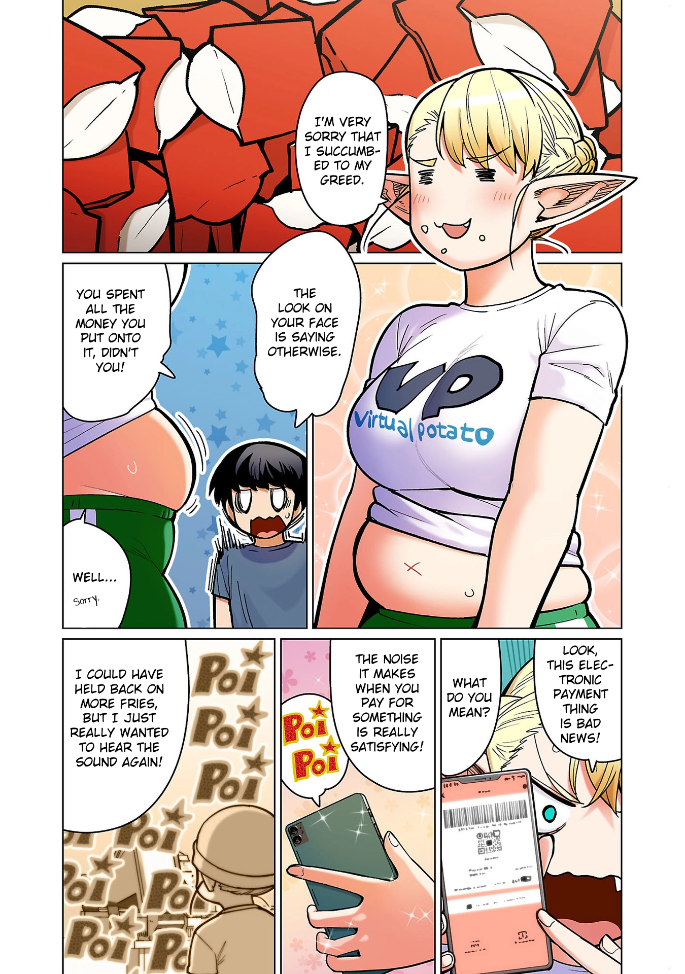 Shin Elf-san wa Yaserarenai. (Official Colored) Chapter 15.5 page 21 - 