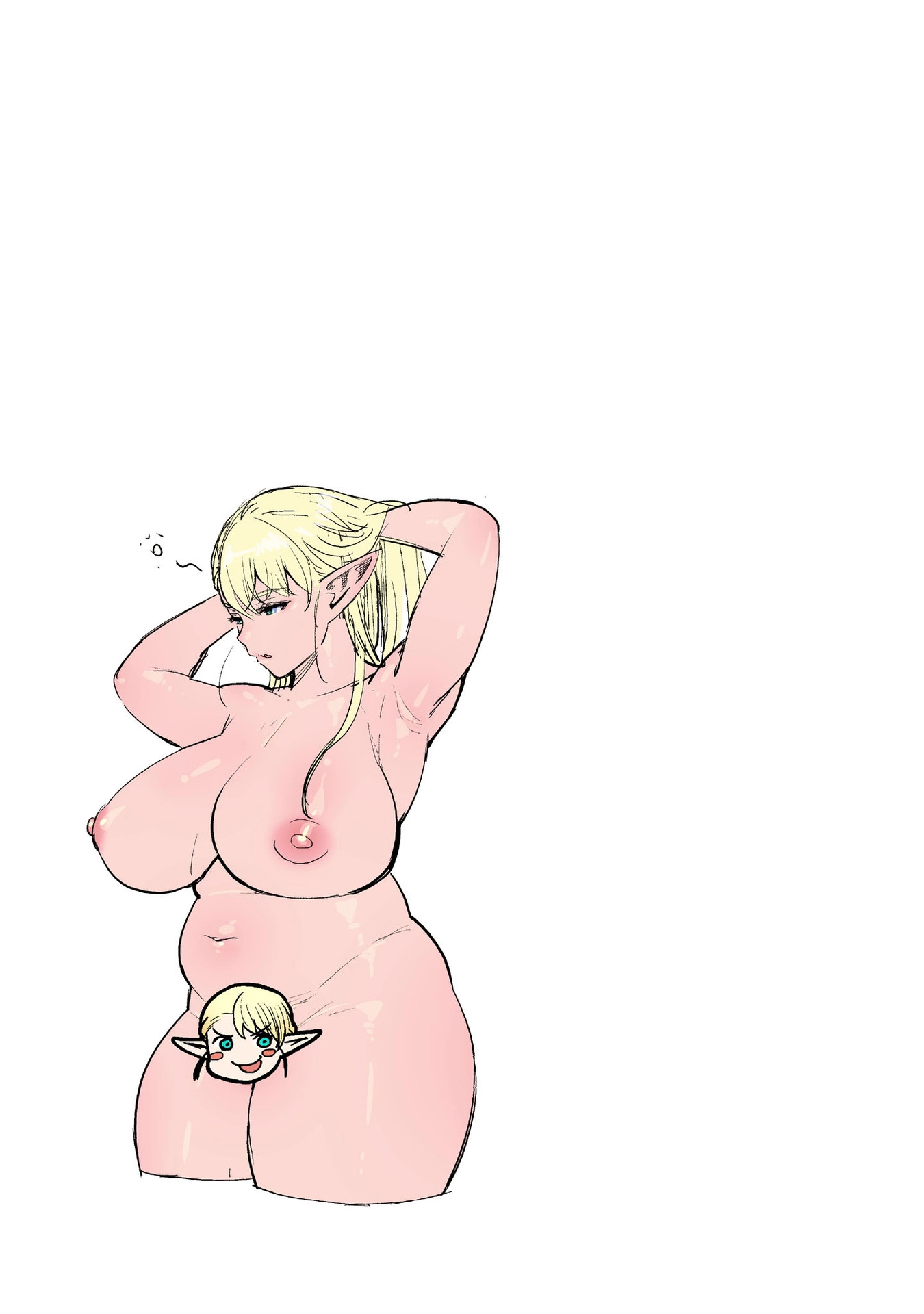Shin Elf-san wa Yaserarenai. (Official Colored) Chapter 15.5 page 9 - 